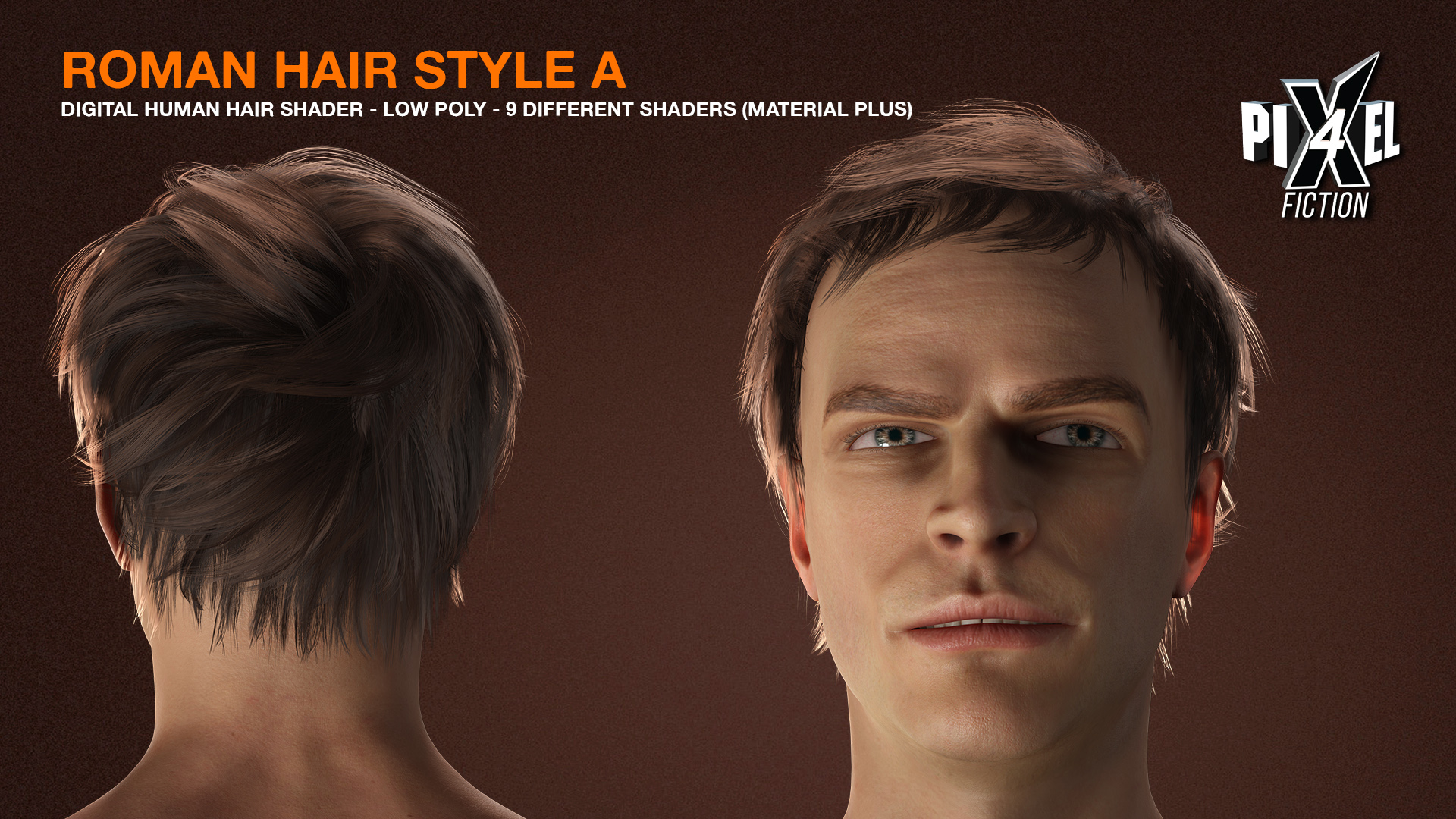 Roman Hair Style A - Character Creator/Hair - Reallusion Content Store
