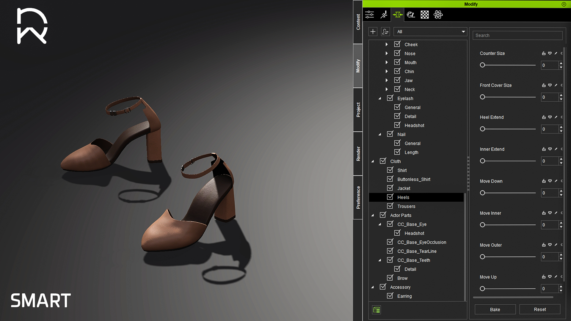 [SMART] Heels - Character Creator/Outfit - Reallusion Content Store