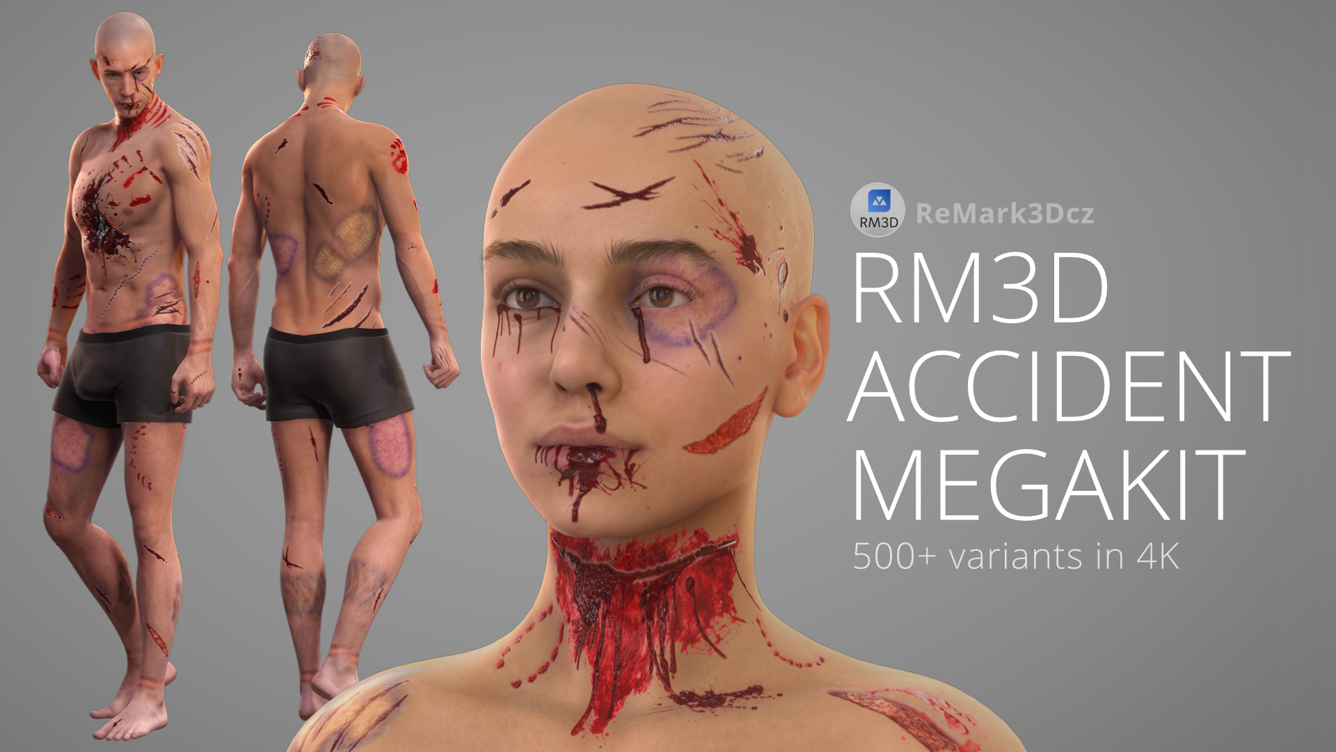RM3D Accident MegaKit 4K (500+ variants)