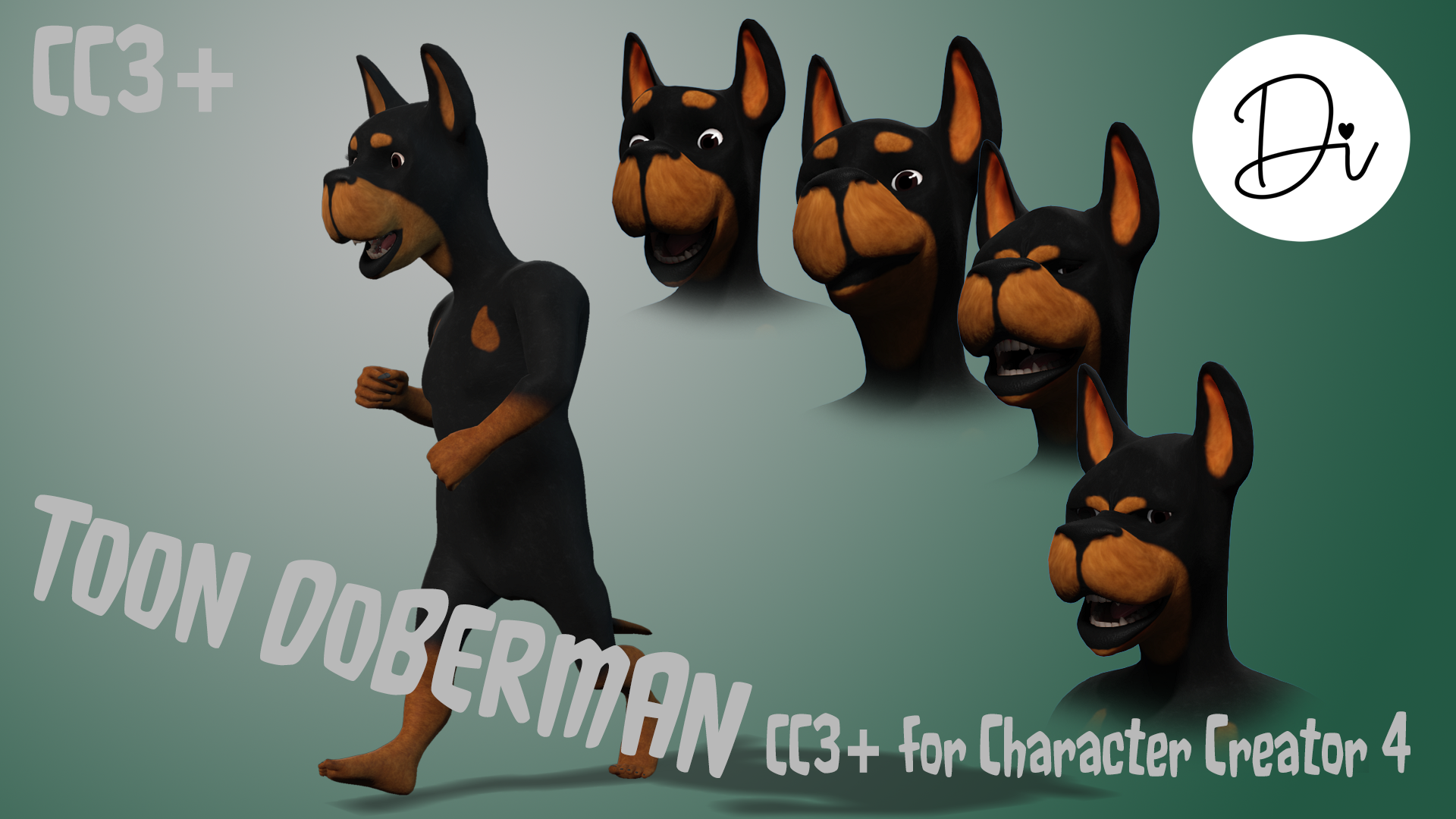 Toon Doberman