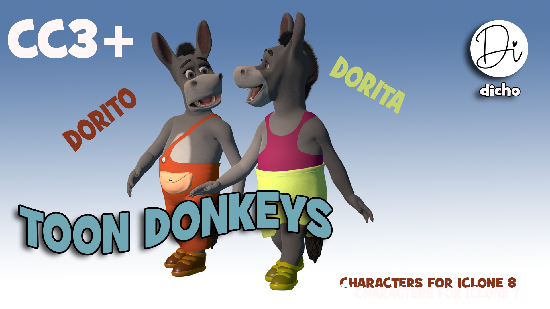 Toon donkey