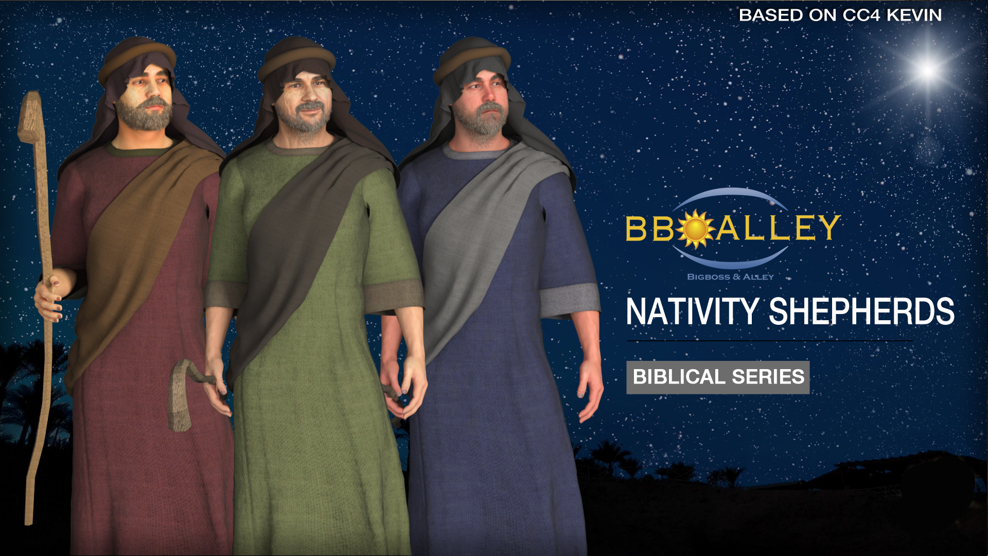 Nativity Shepherds CC4