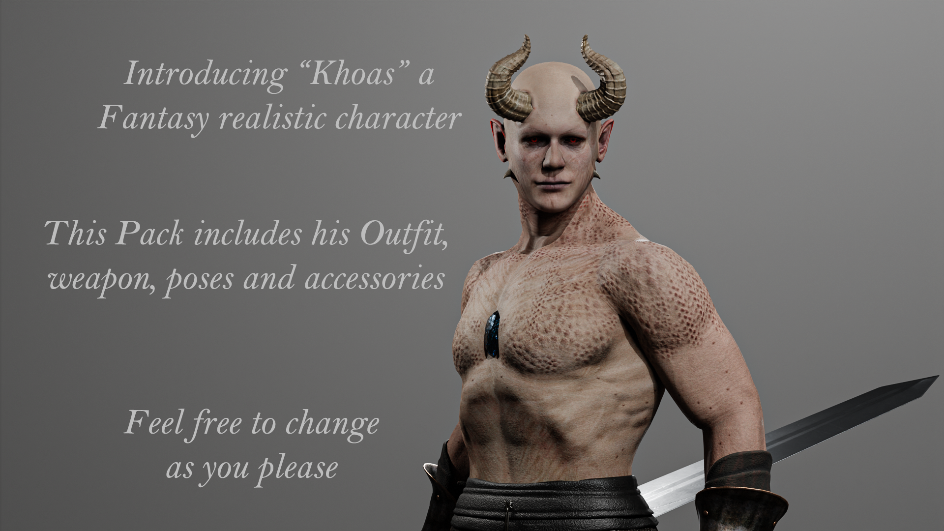 Khoas Archon of Choas and Destruction - Fantasy Character