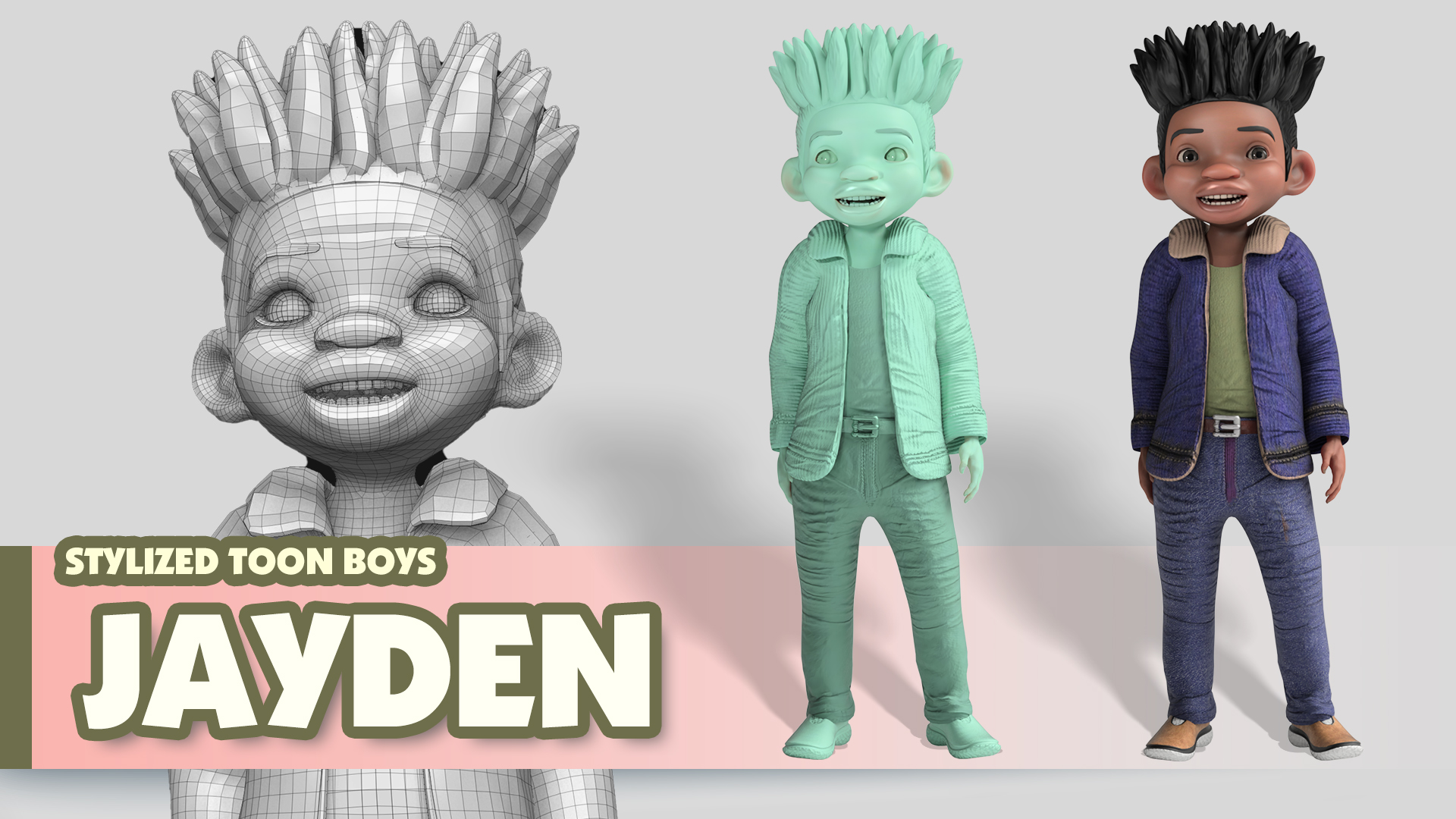 Stylized Toon Boys - Jayden