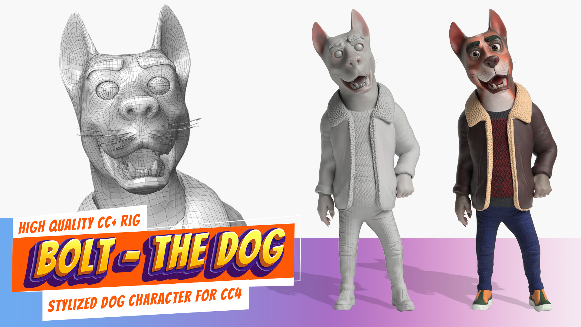 Bolt - Stylized Toon Dogs Vol 1