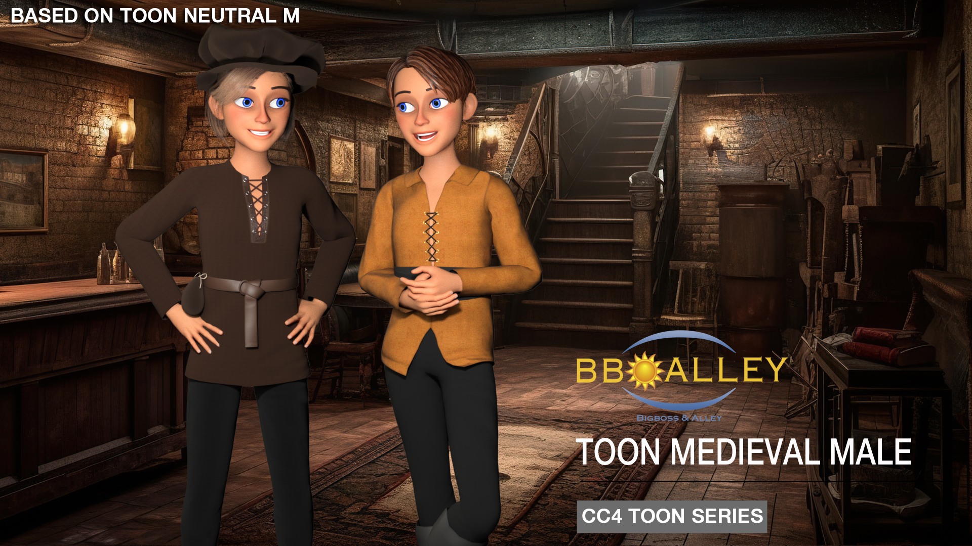 Toon Medieval Male