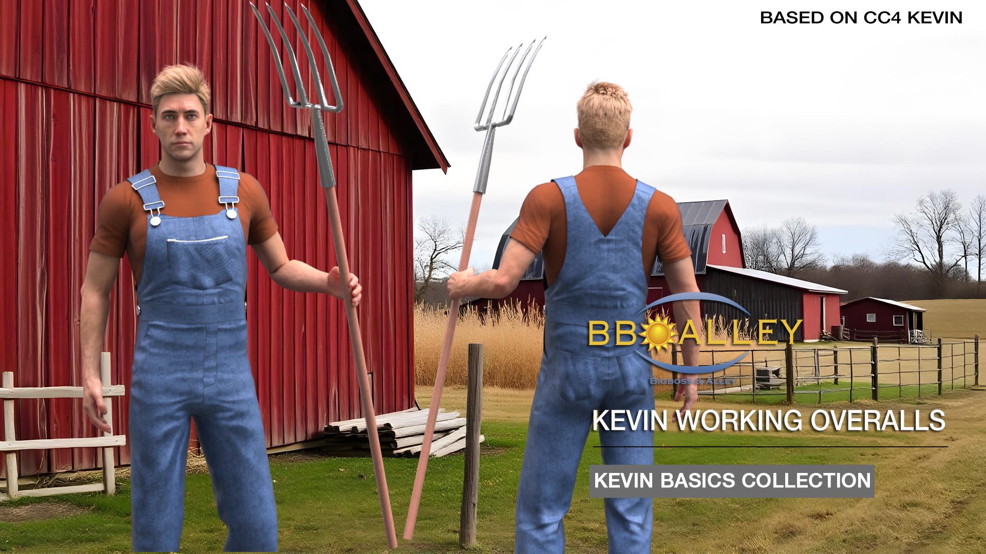 Kevin Working Overalls