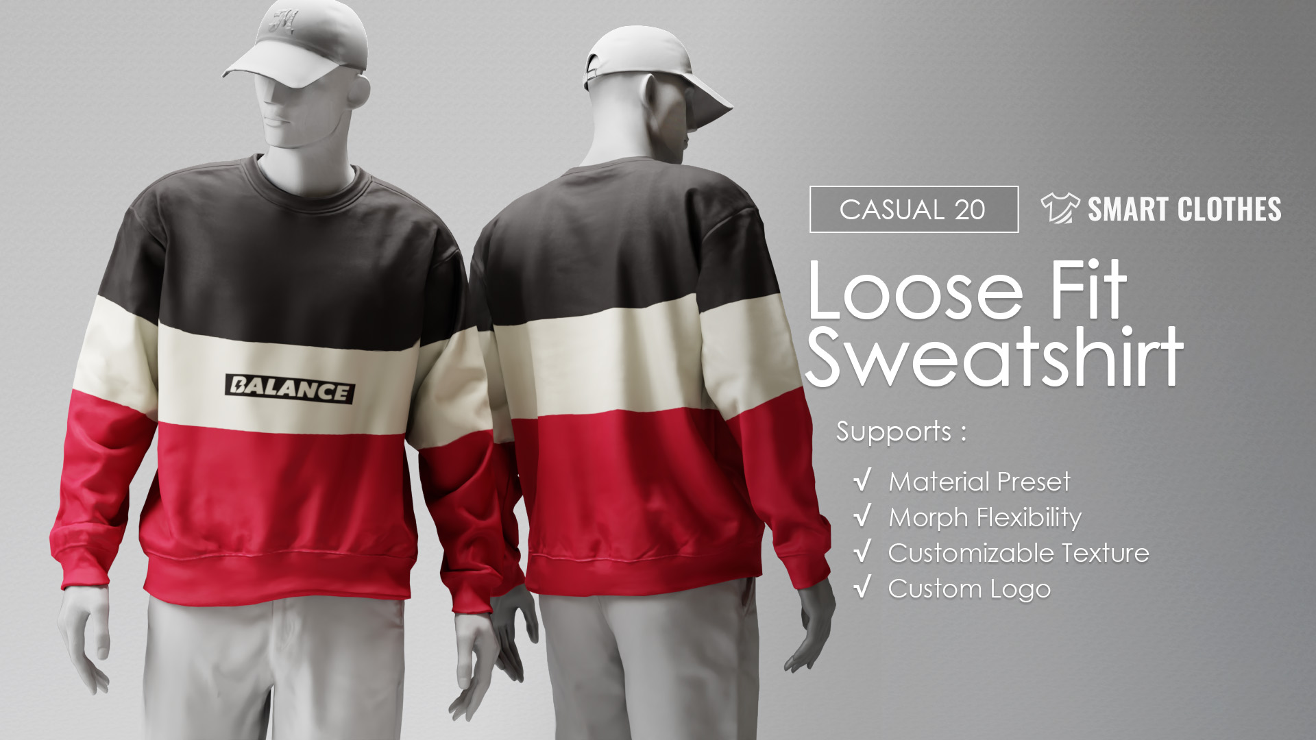 Loose Fit Sweatshirt