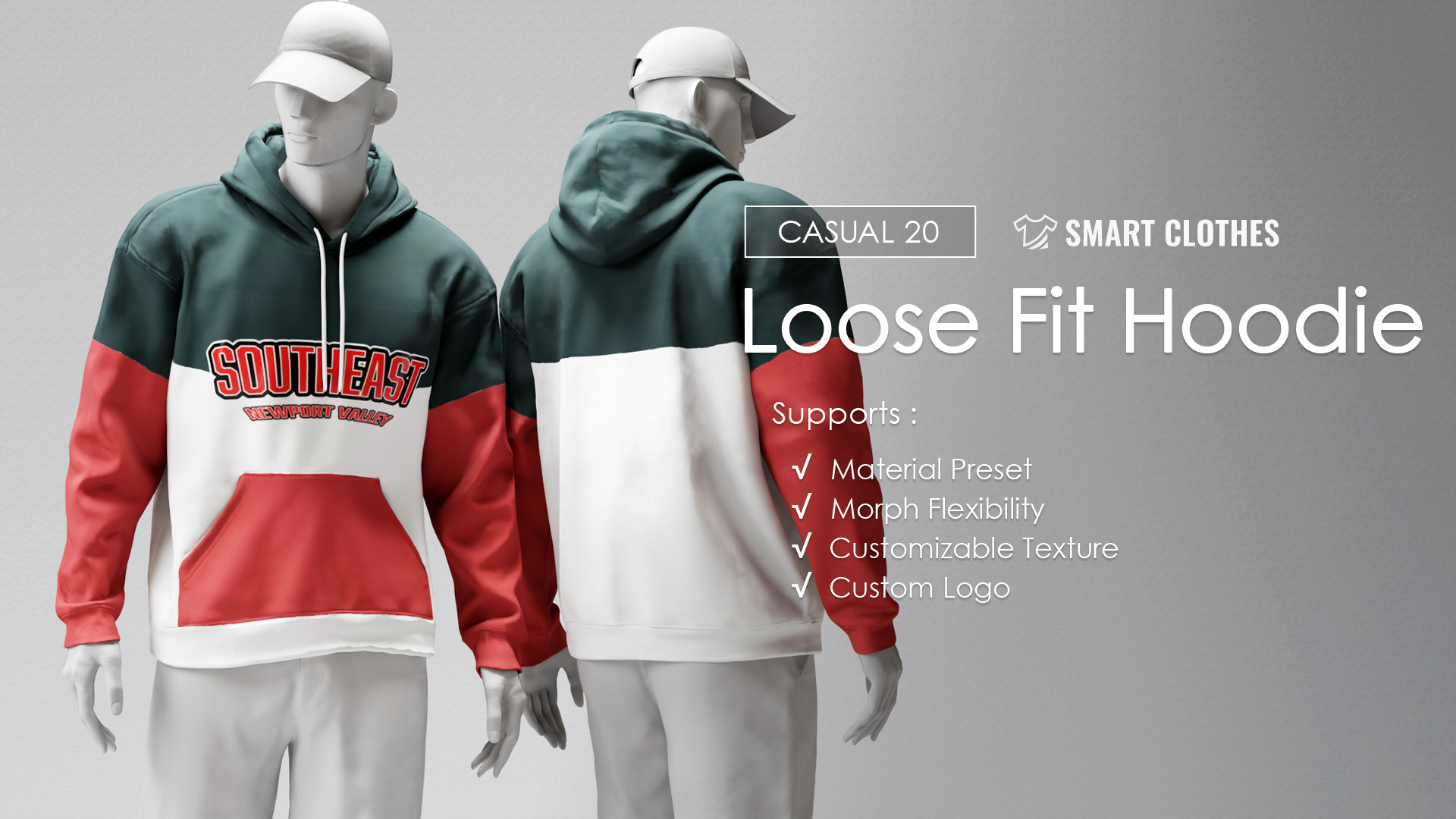 Loose Fit Hoodie