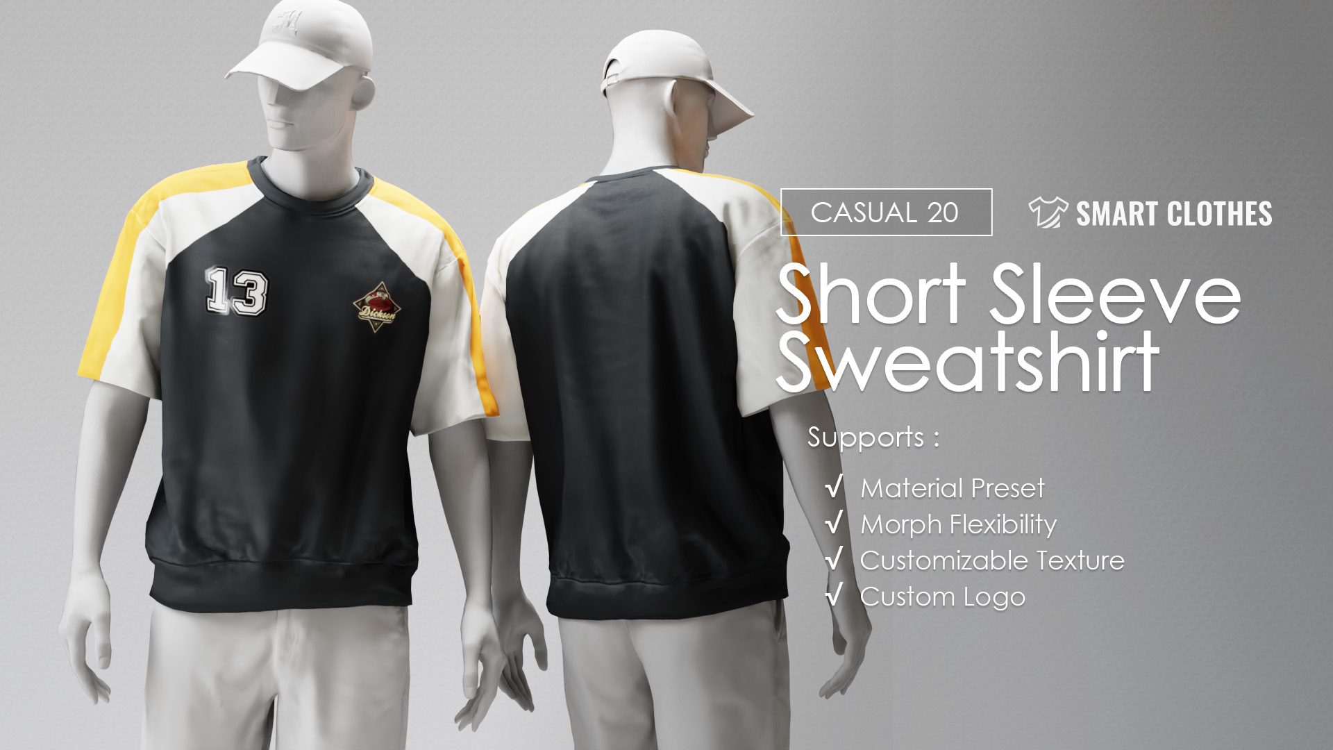 Short Sleeve Sweatshirt