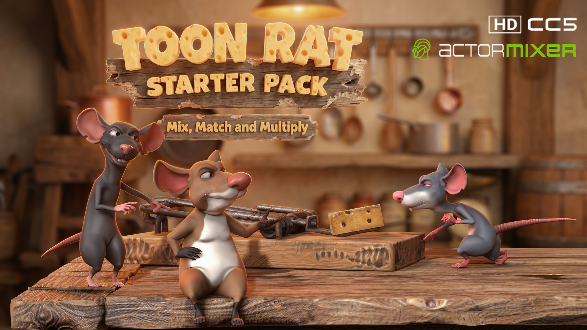 Toon Rat Starter Pack