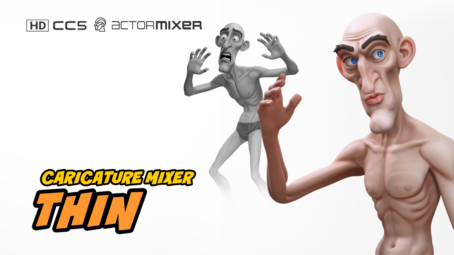 HD Caricature Mixer - Thin