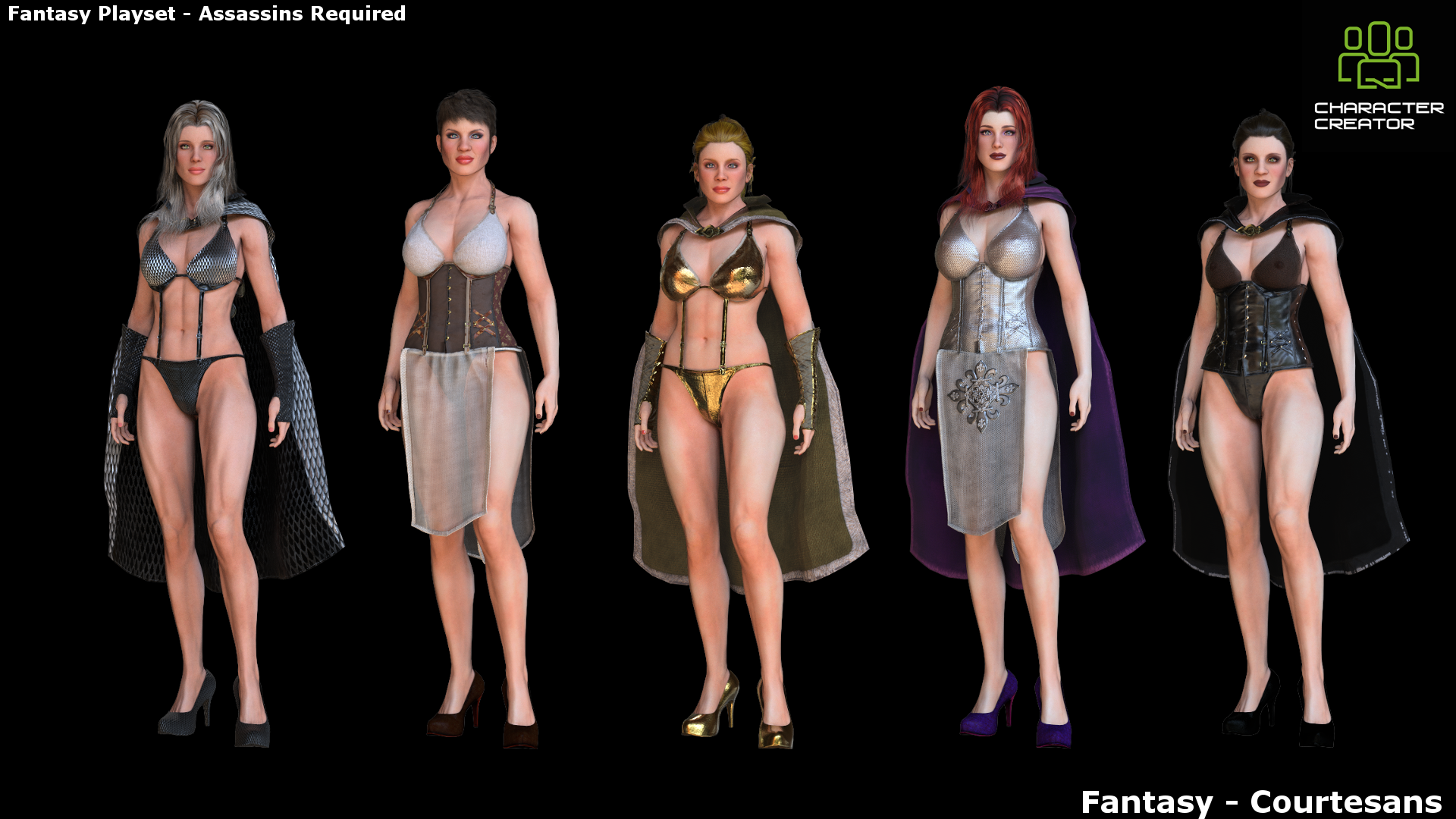 Fantasy Courtesans ccAvatar Pack