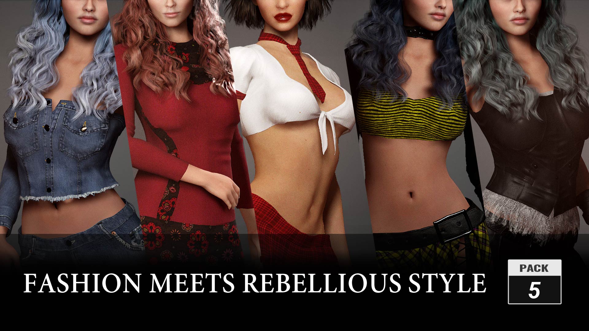 Fashion Meets Rebellious Style