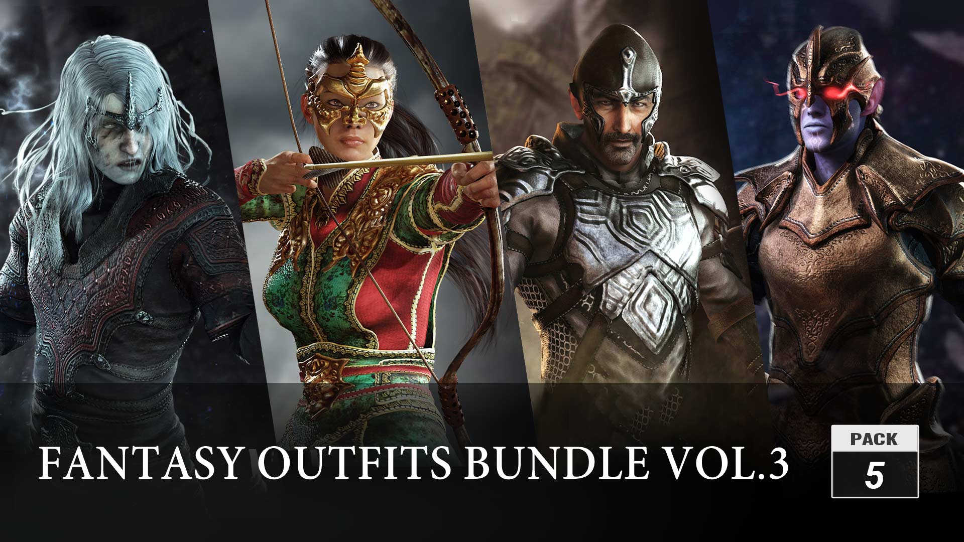 Fantasy Outfits Bundle Vol.3 - Character Creator/Combo (Multiple-PID ...