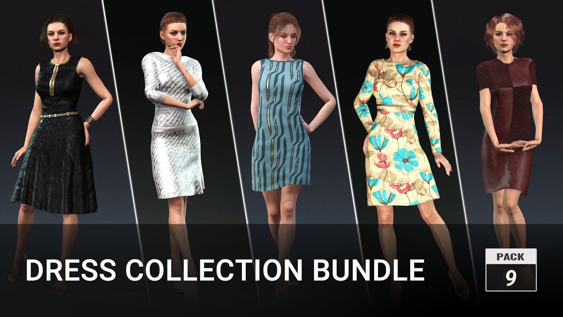 Dress Collection Bundle - Character Creator/Combo (Multiple-PID ...