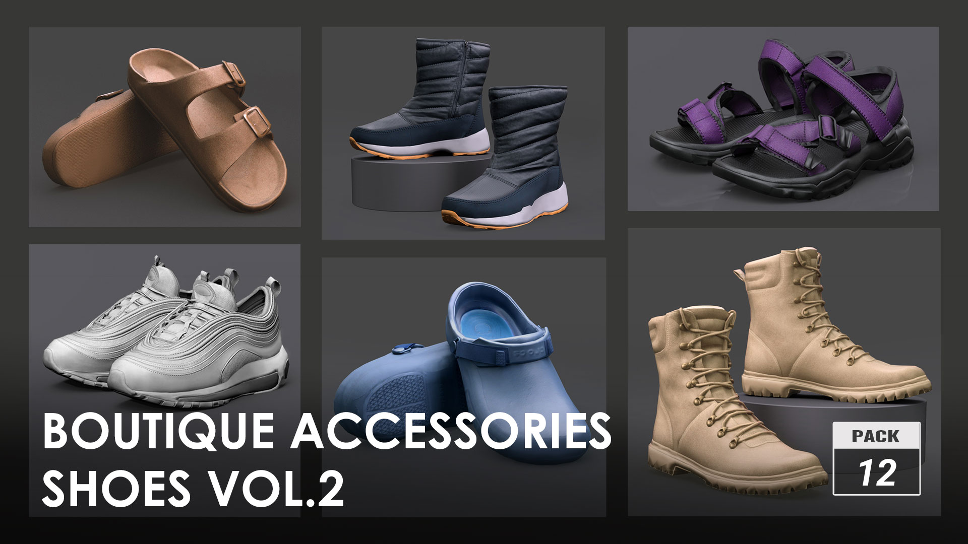 Boutique Accessories - Shoes Vol.2