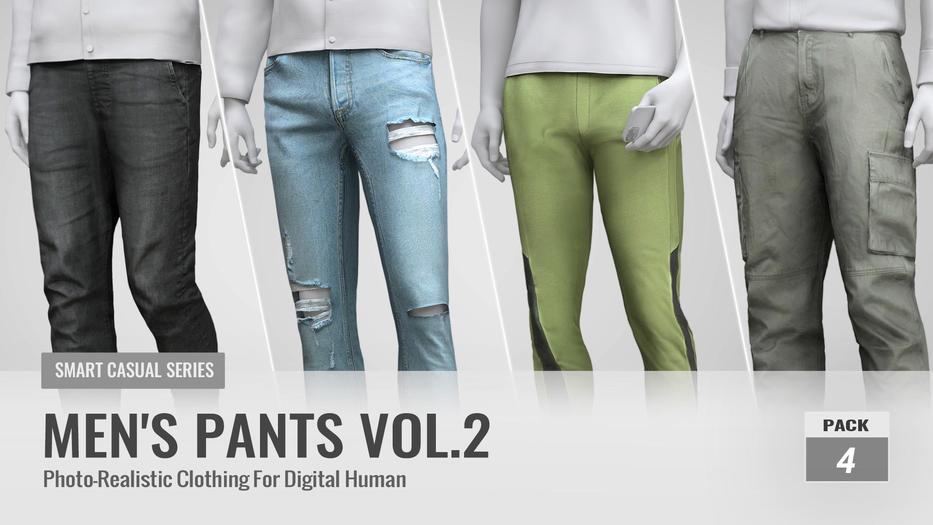 Smart Casual - Men's Pants Vol.2