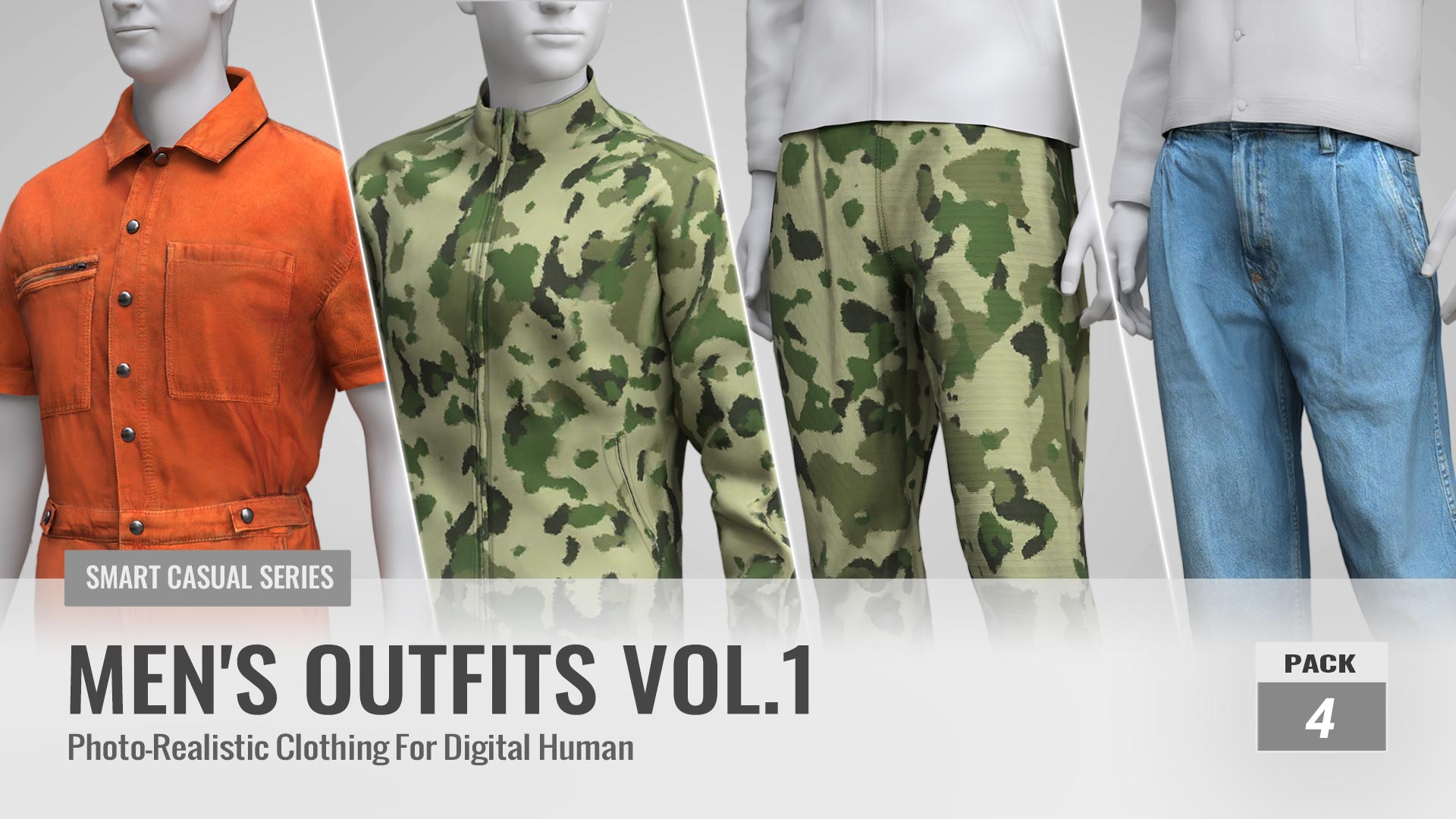 Smart Casual - Men's Outfits Vol.1