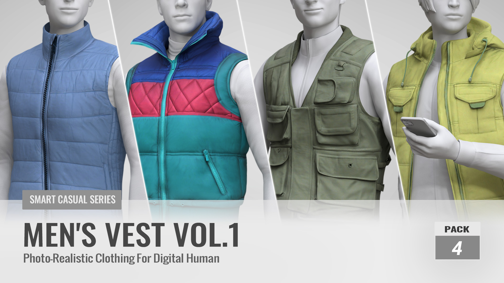 Smart Casual - Men's Vest Vol.1