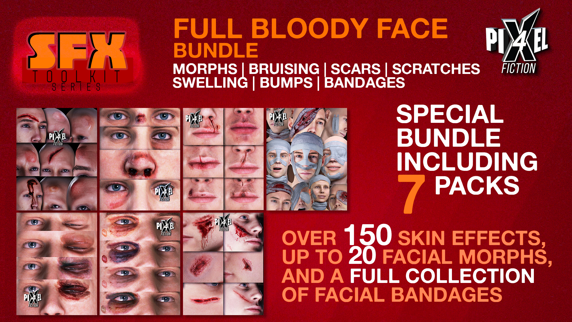 Full Bloody Face Bundle
