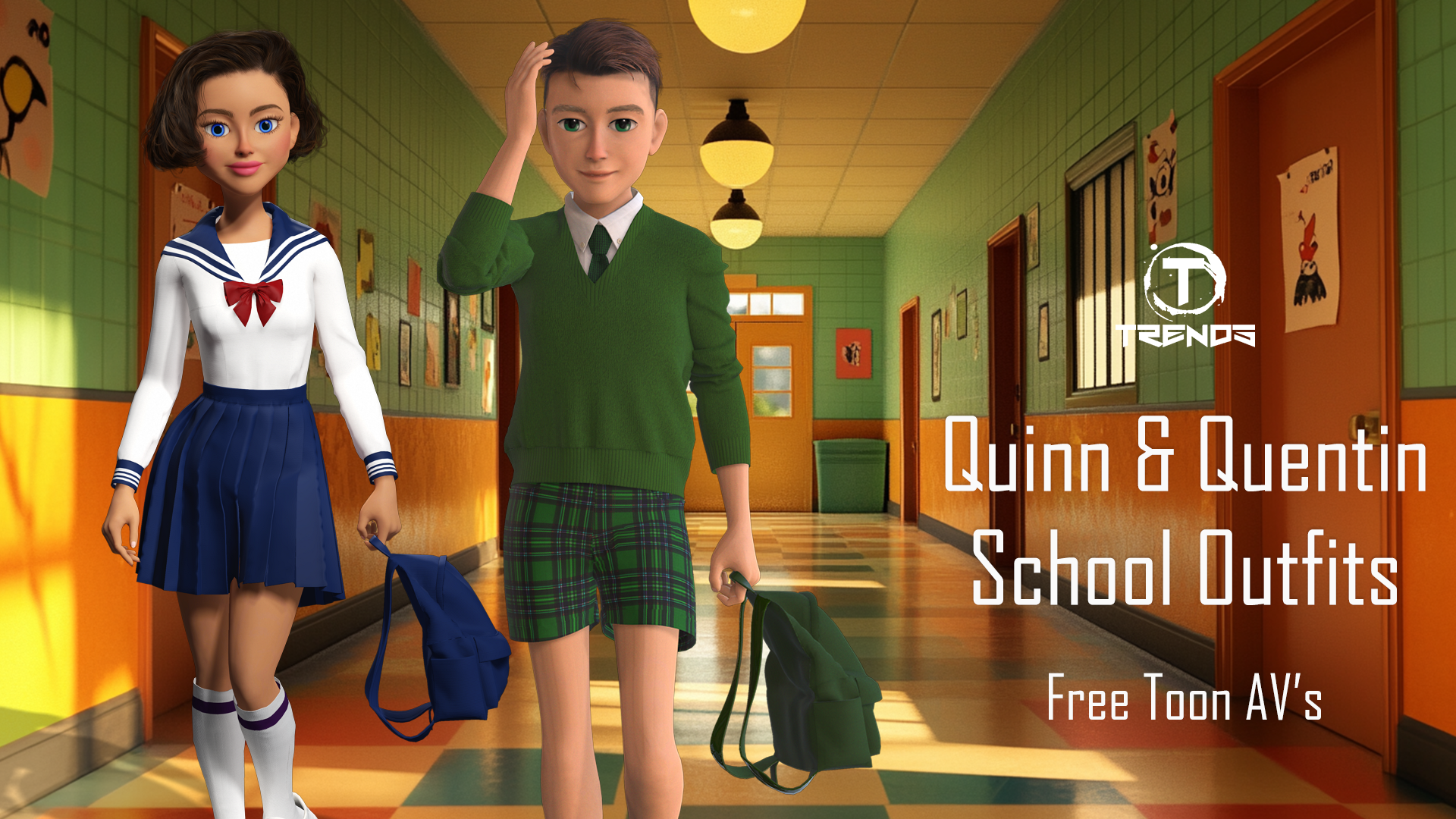 Quinn & Quentin School Outfits