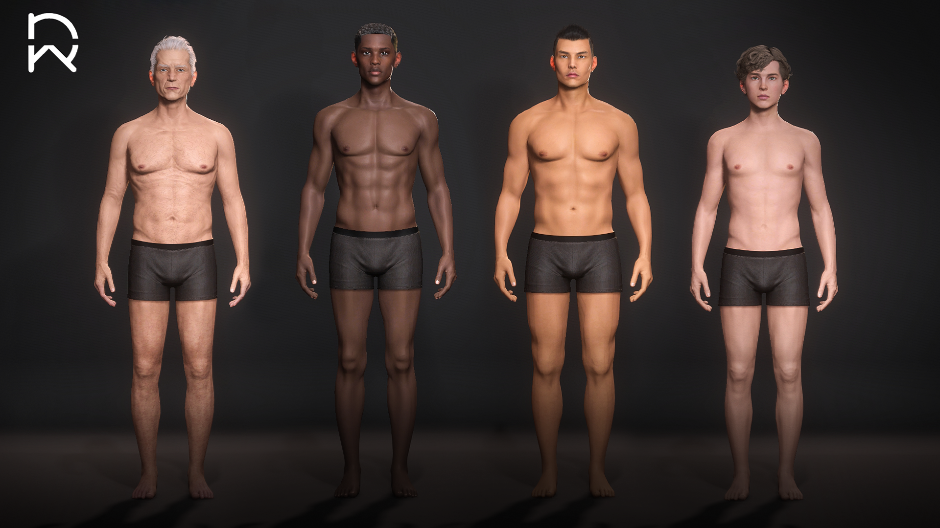 Male Character Base Models Vol.2