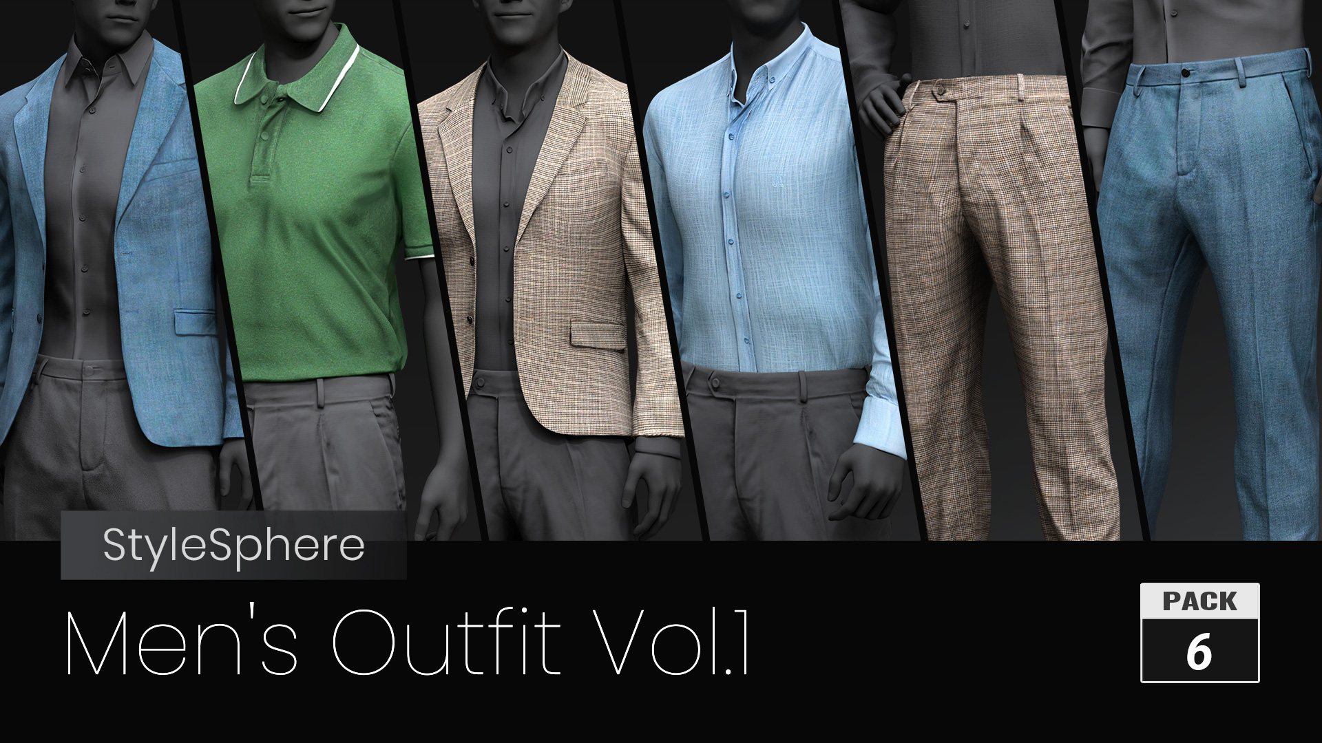 Style Sphere - Men's Outfit Vol.1