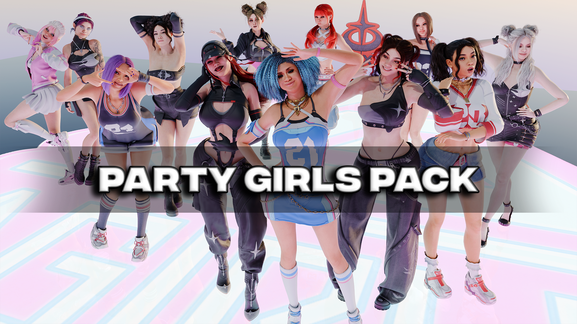 Female Party Characters Party Girls Pack - Character Creator/Combo (Multiple-PID) - Reallusion ...
