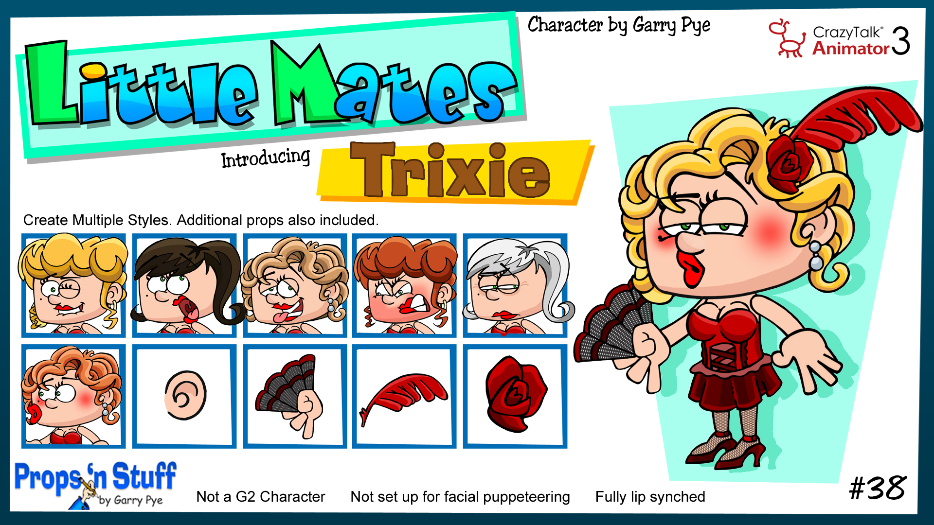 Little Mate #38 - Trixie - Cartoon Animator/Actor - Reallusion Content Store
