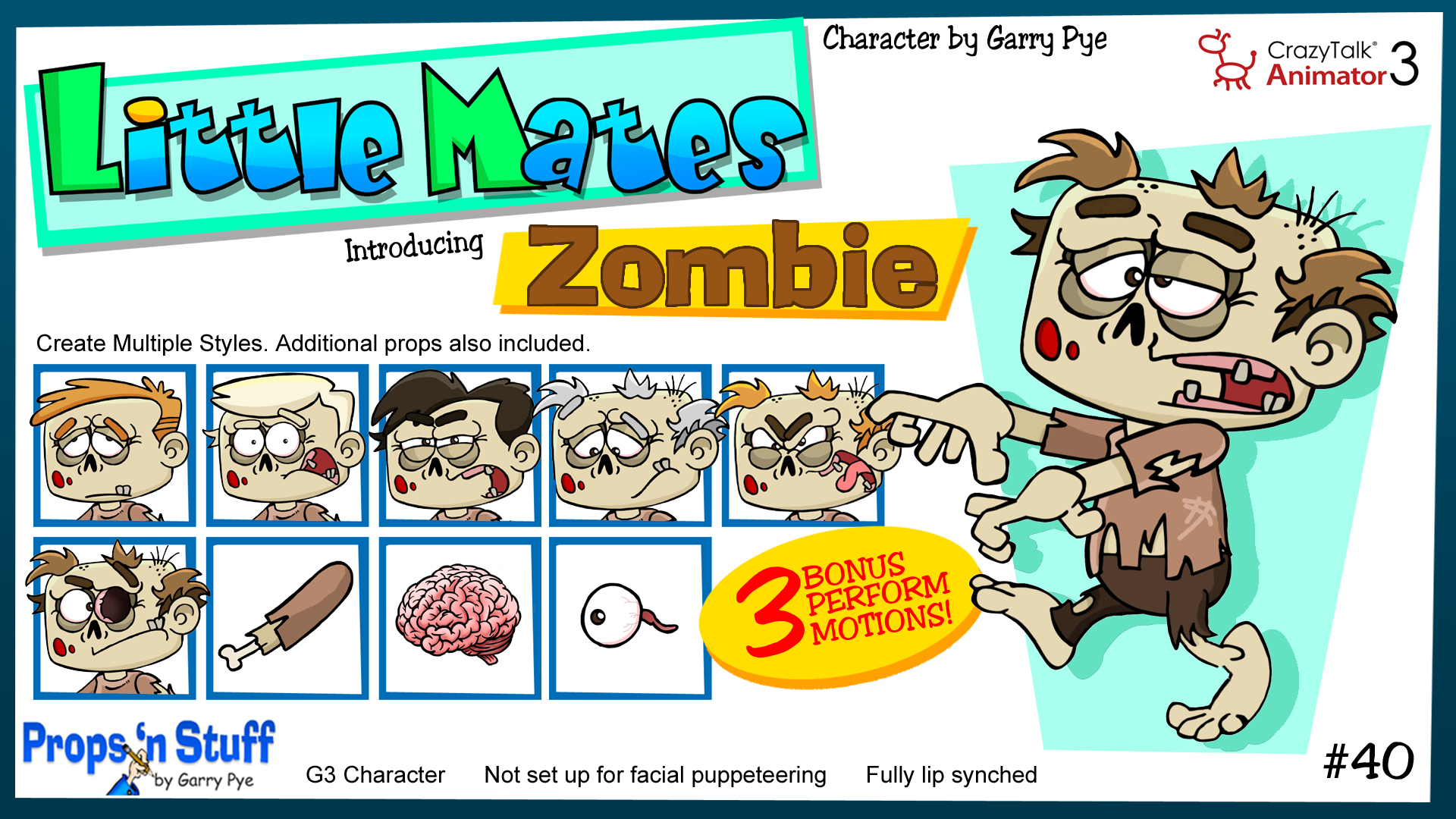 Little Mates #40 Zombie