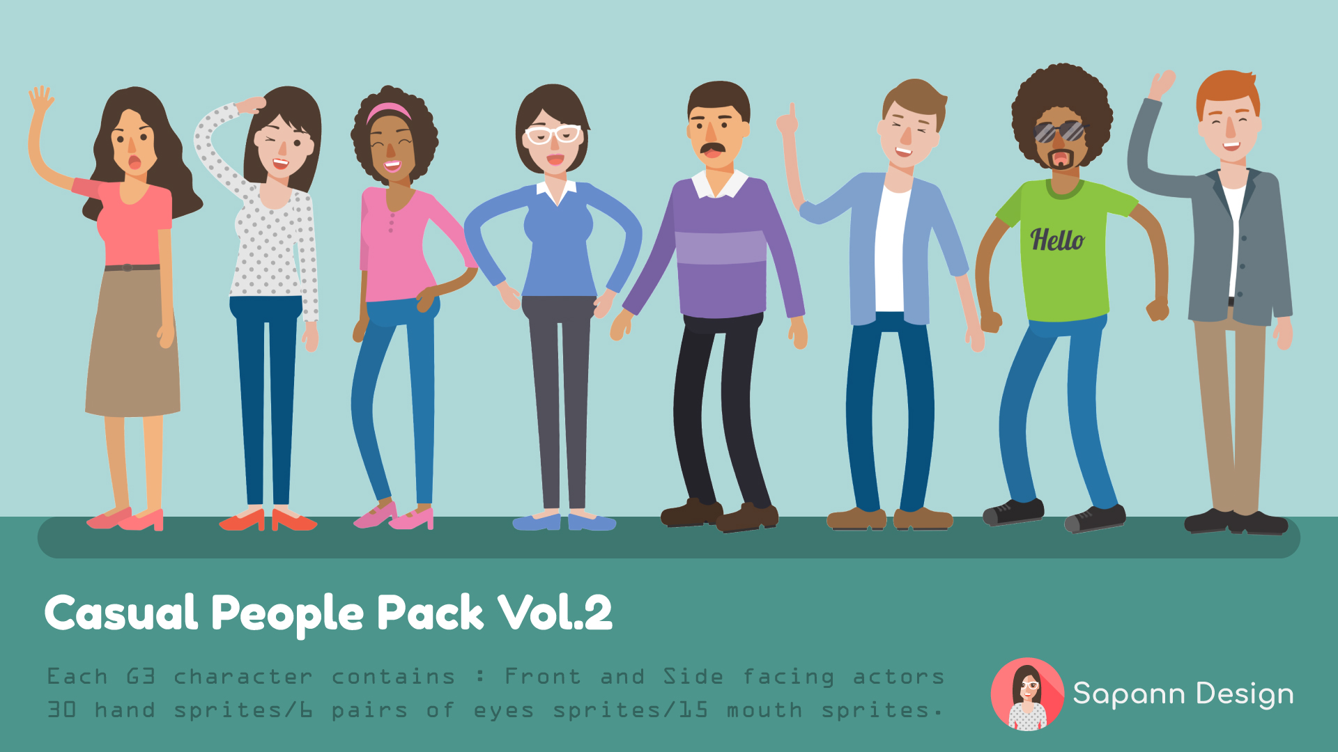 Casual People Pack Vol.2