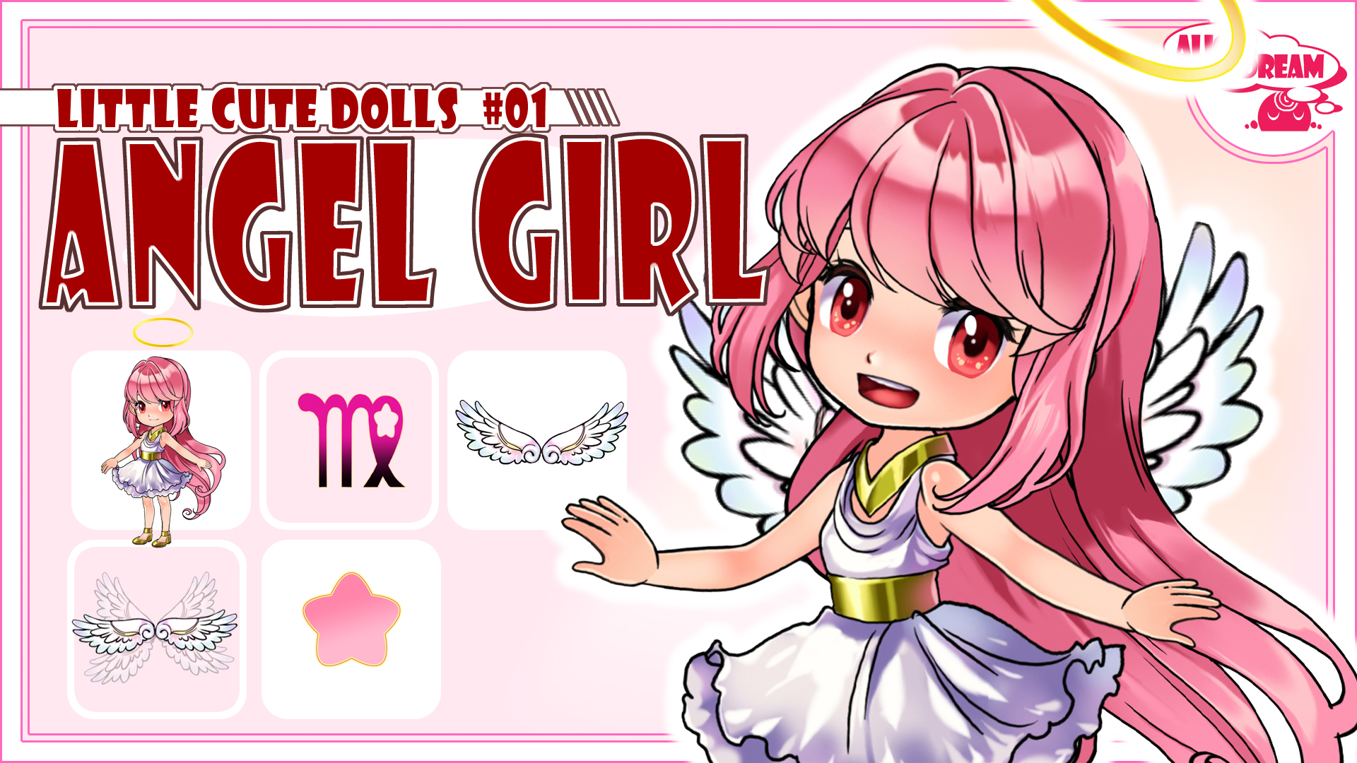 Little Cute Dolls - Angel Girl