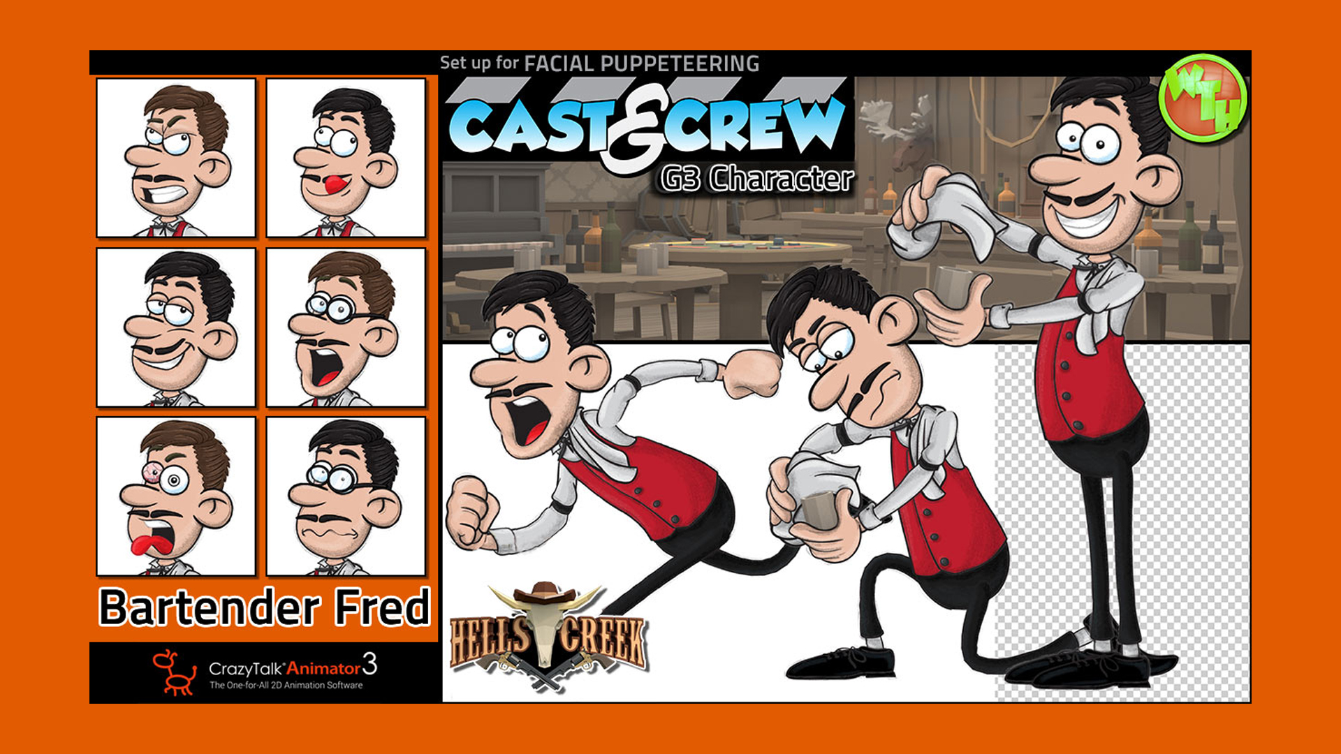 Cast&Crew – Bartender Fred