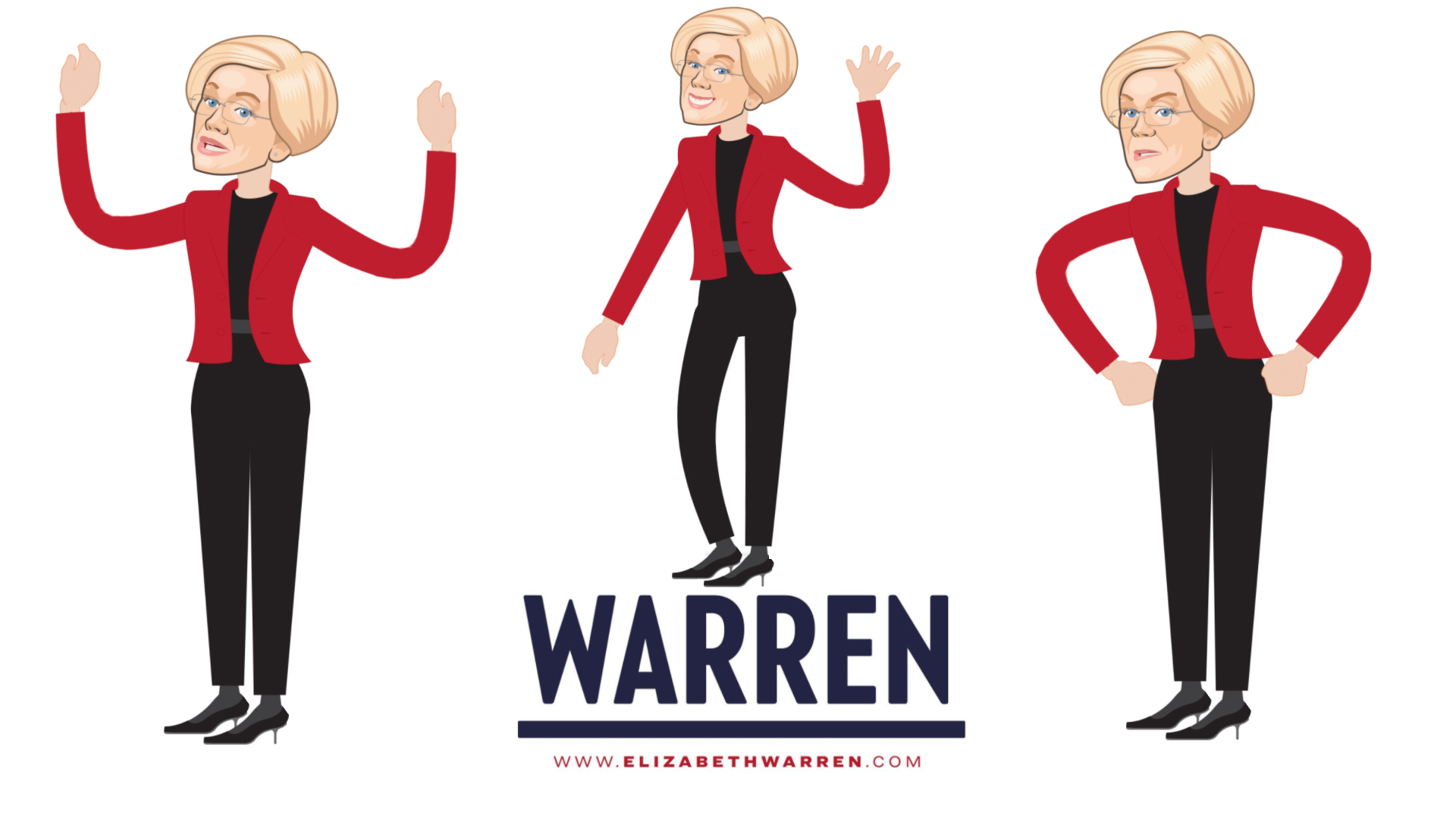 Elizabeth Warren - Cartoon Animator/Actor - Reallusion Content Store