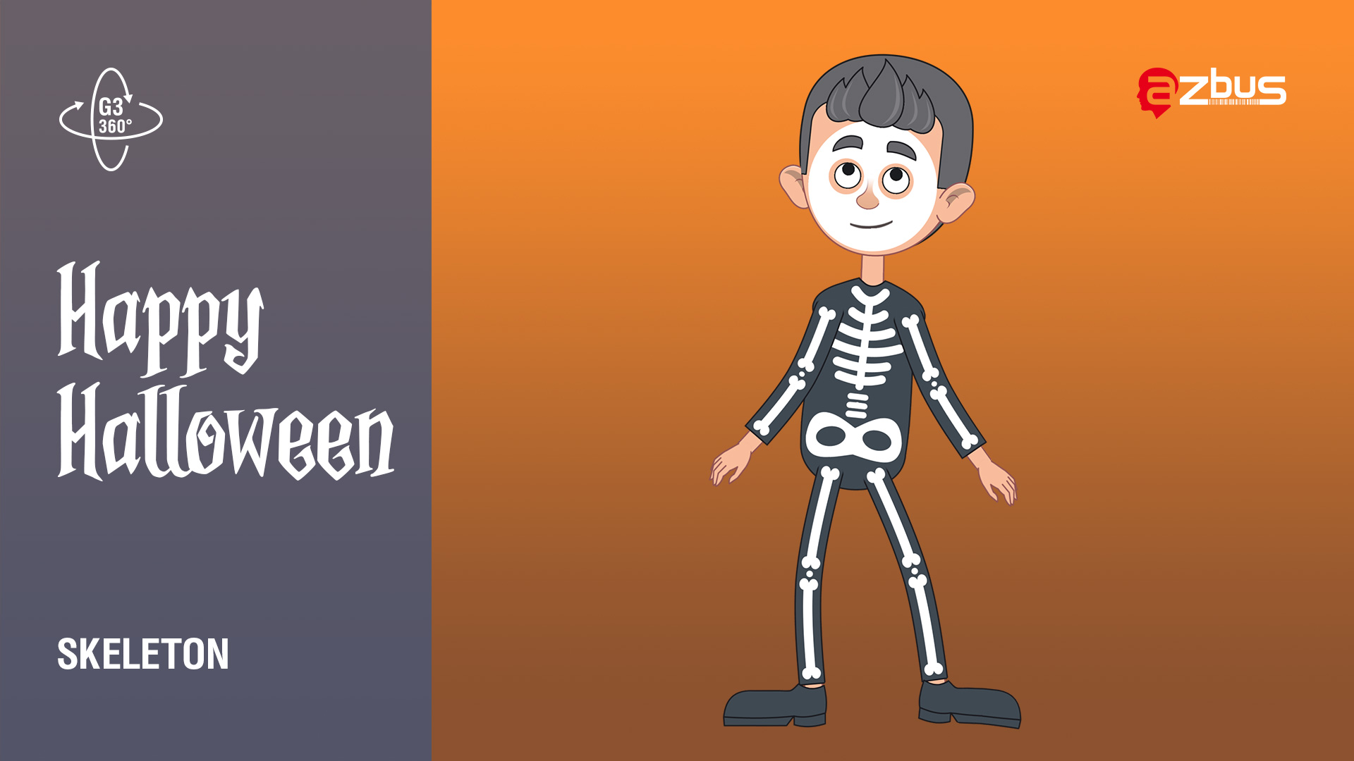Skeleton - Happy Halloween
