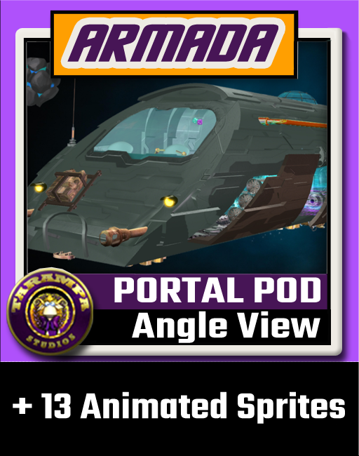 Animation Pod Portal Pod - Angle View - Cartoon Animator/Scene - Reallusion Content Store