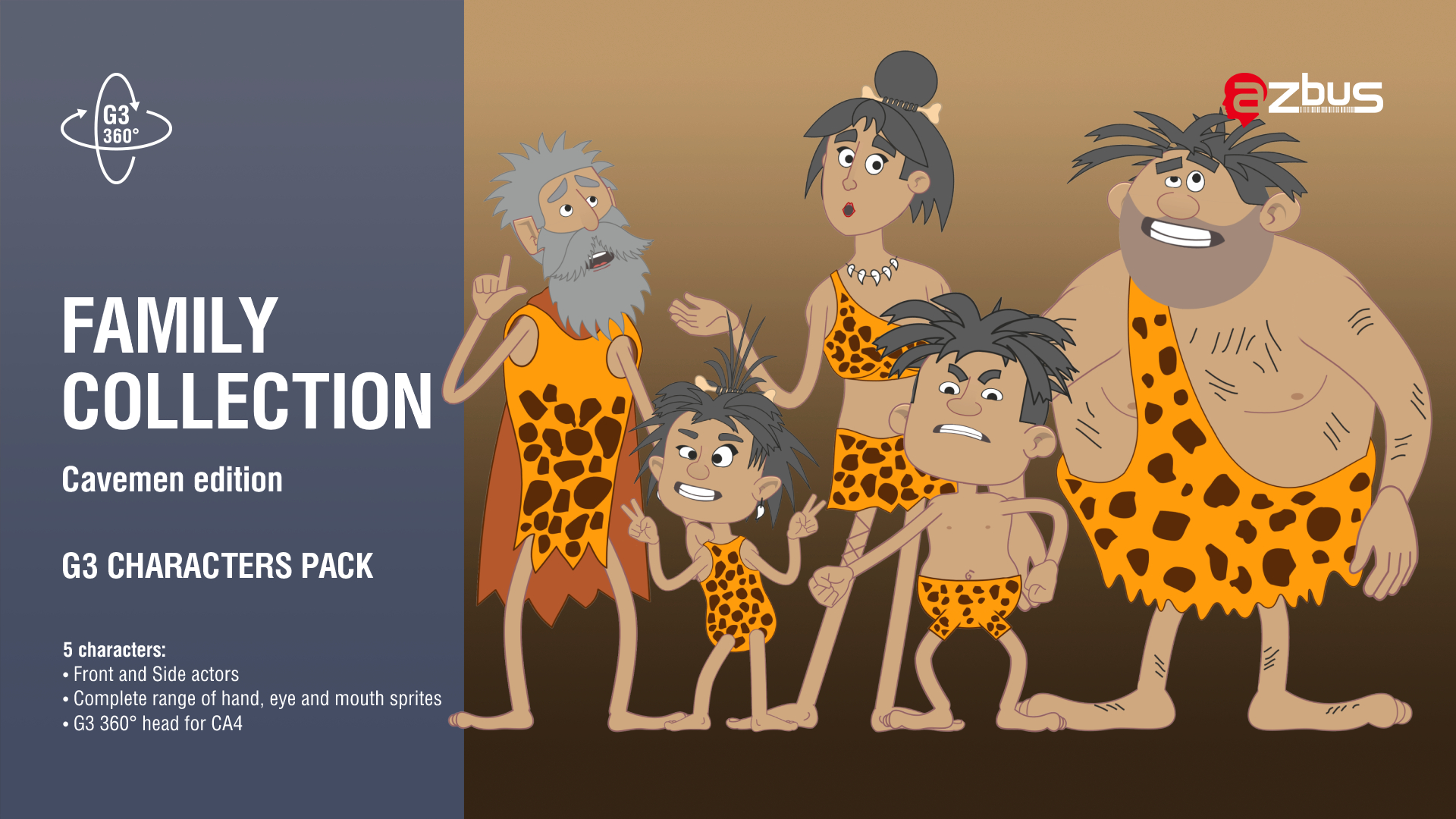 Family collection - Cavemen edition