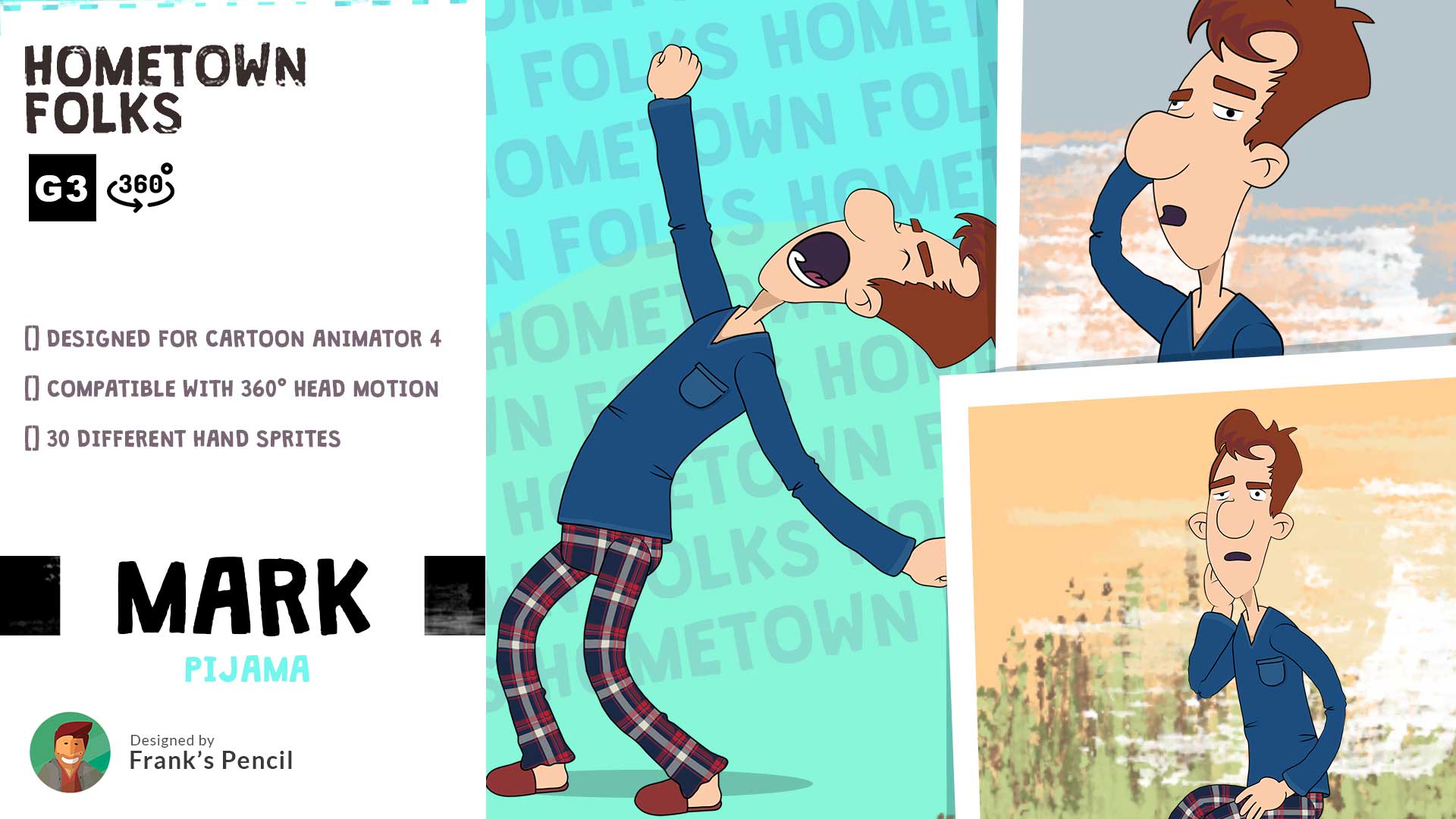 Hometown Folks Mark - Side Pijama