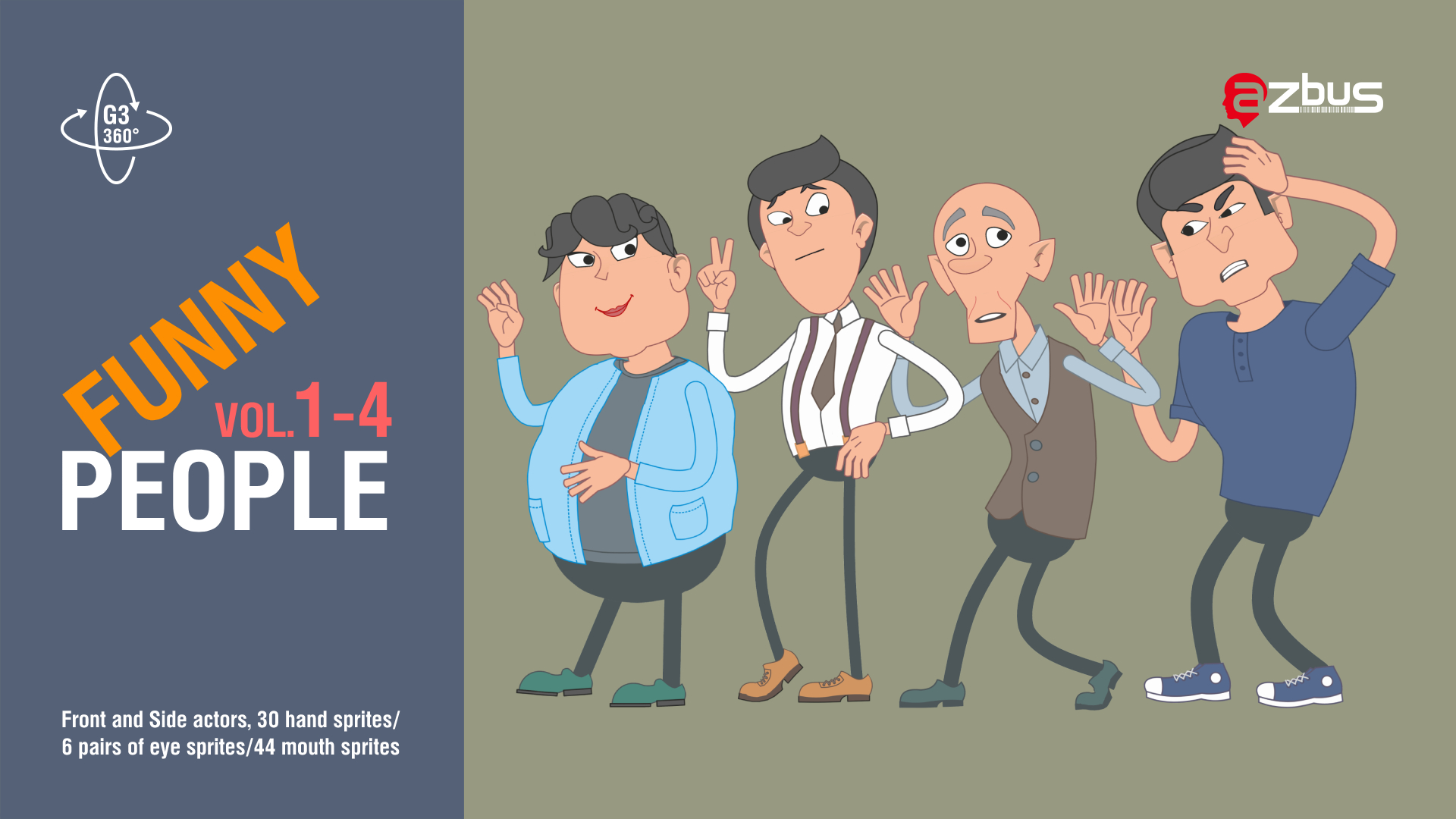 Funny people. Vol. 1-4