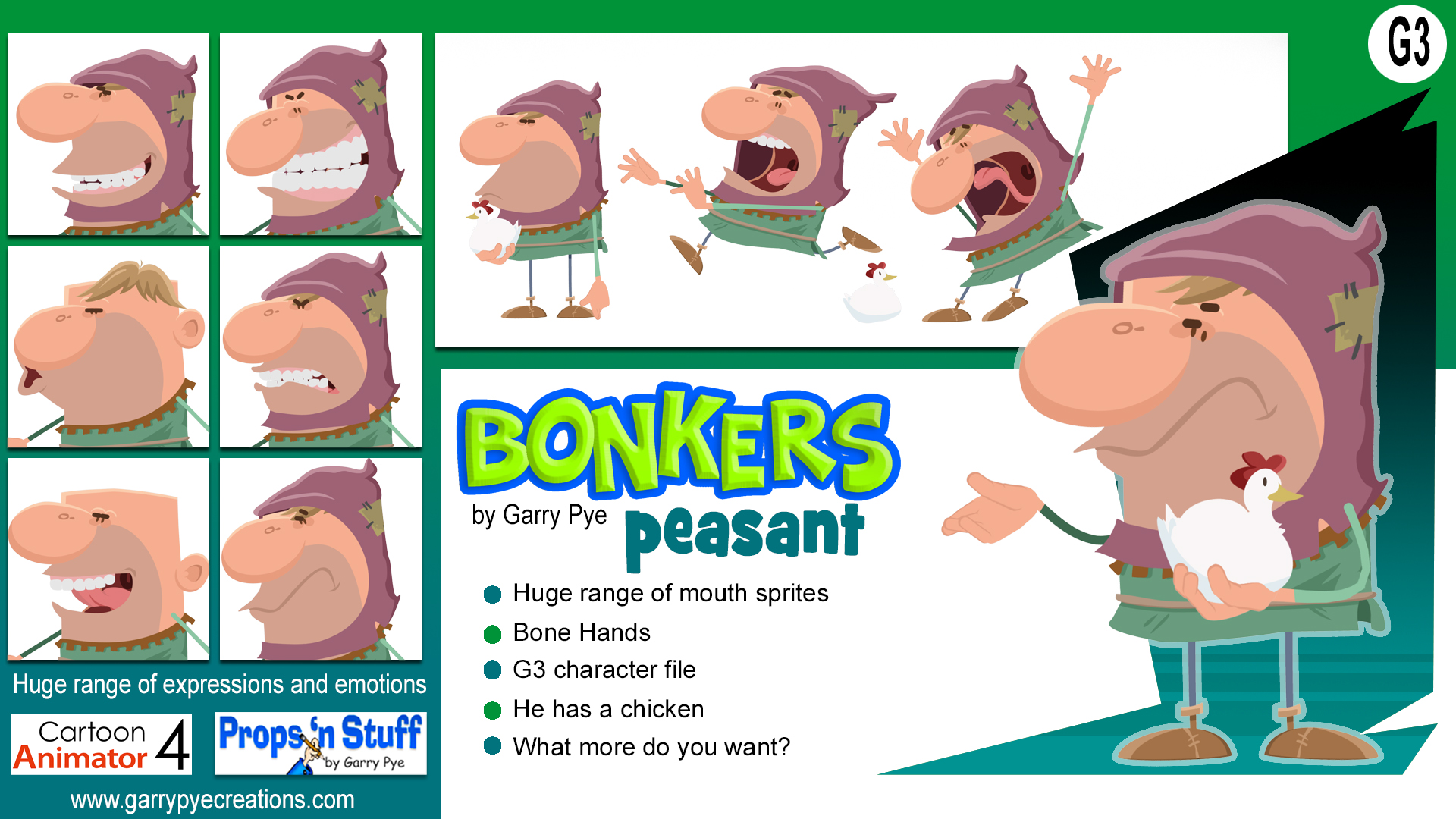 Bonkers Peasant
