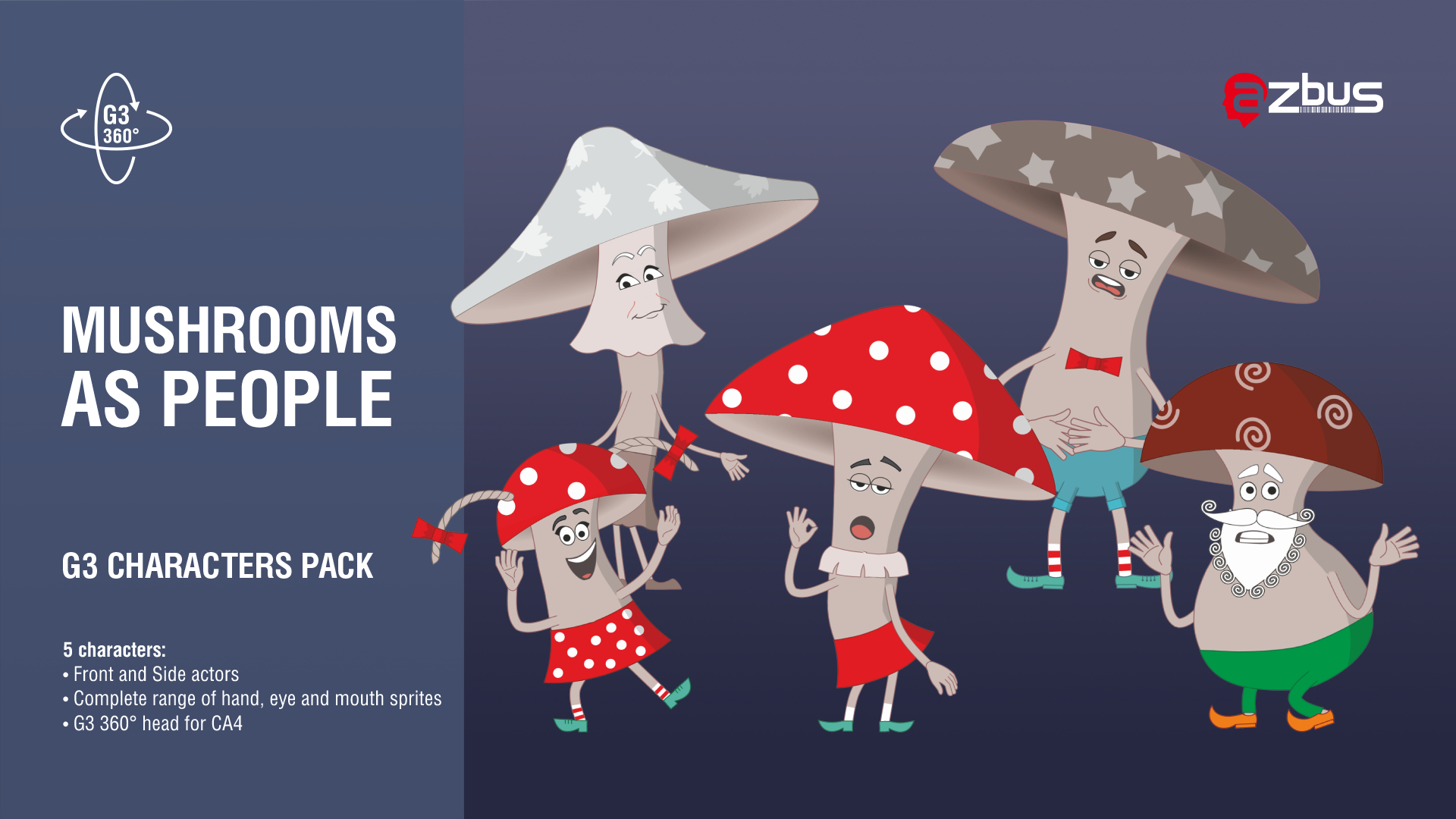 Mushrooms as people