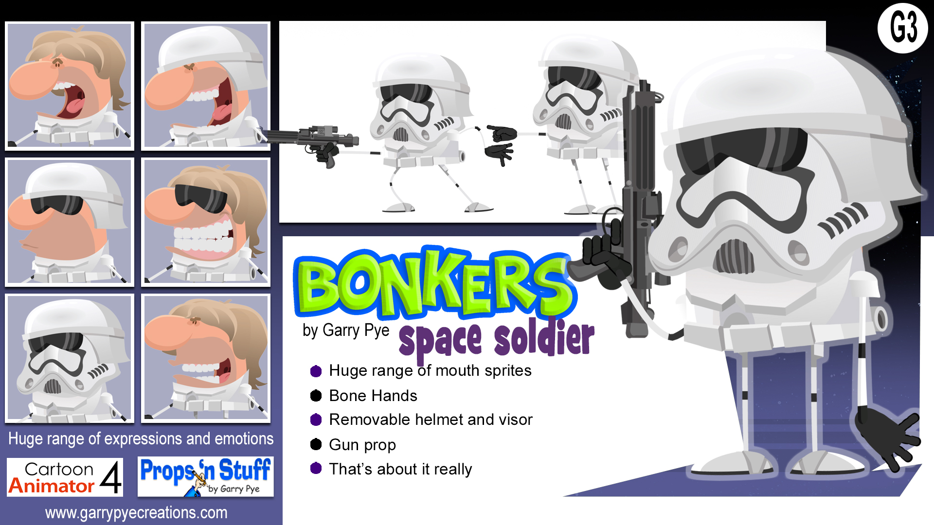 Bonkers Space Soldier