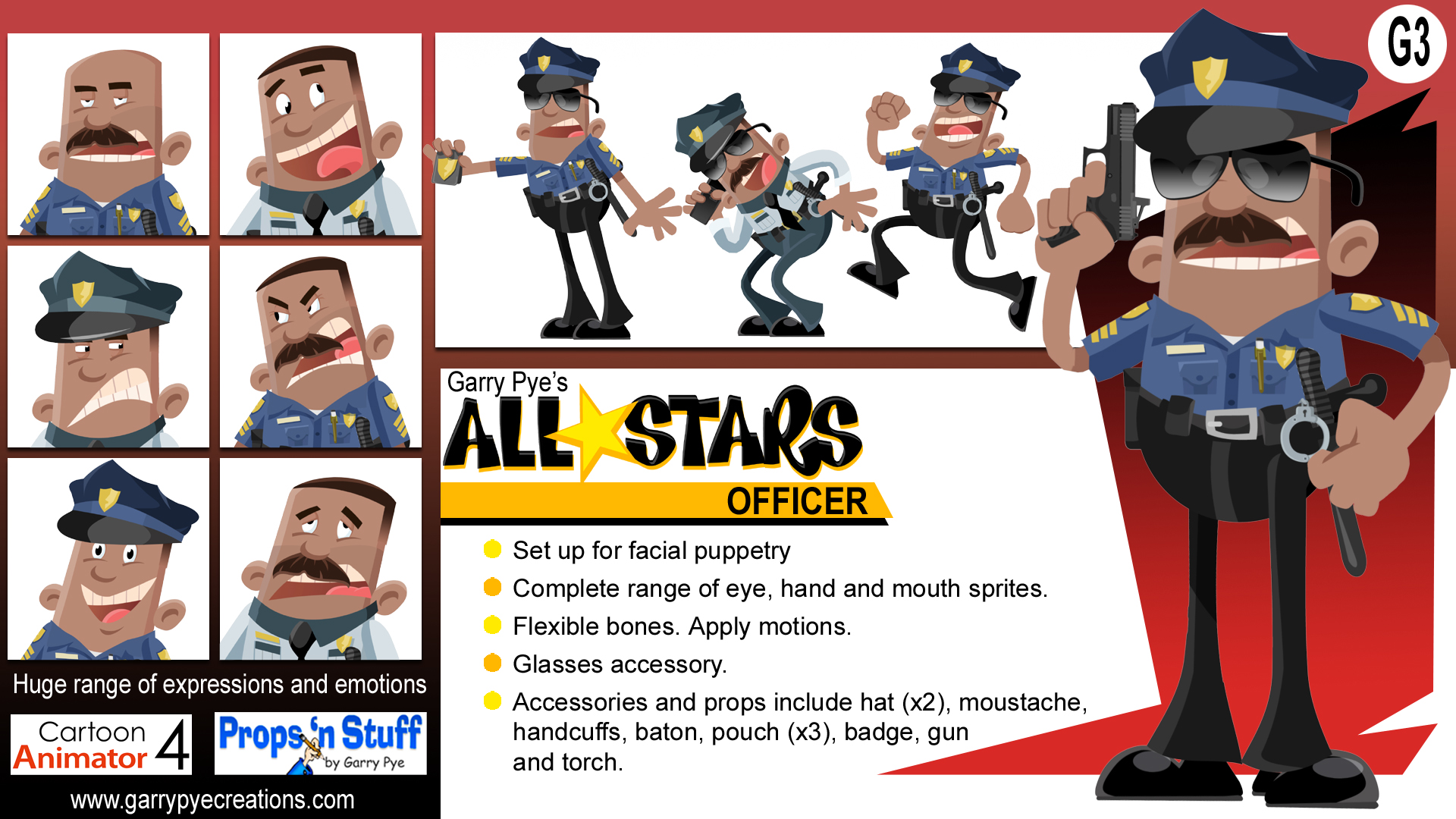 All Stars Officer Adi