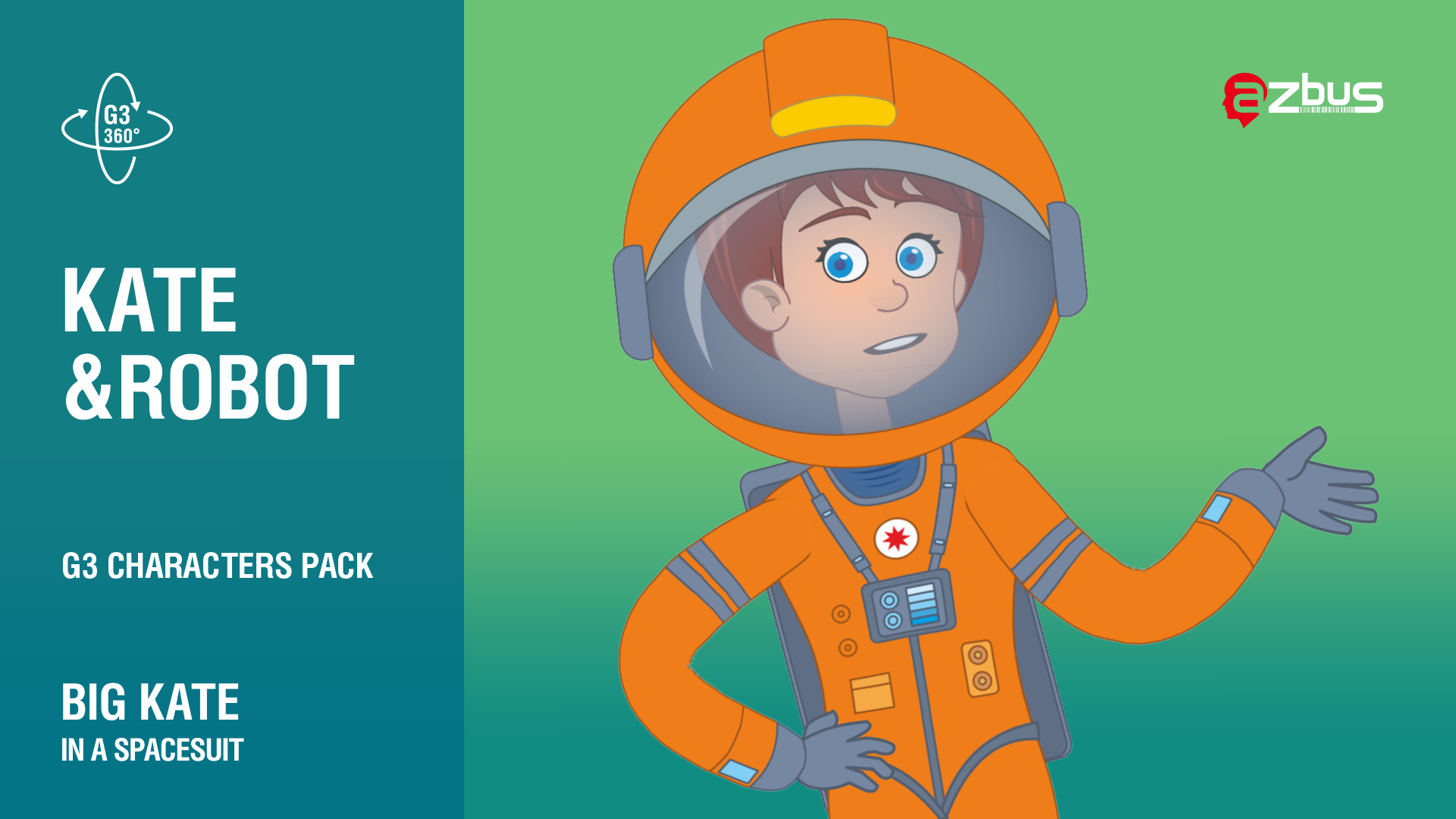 Big Kate in a spacesuit