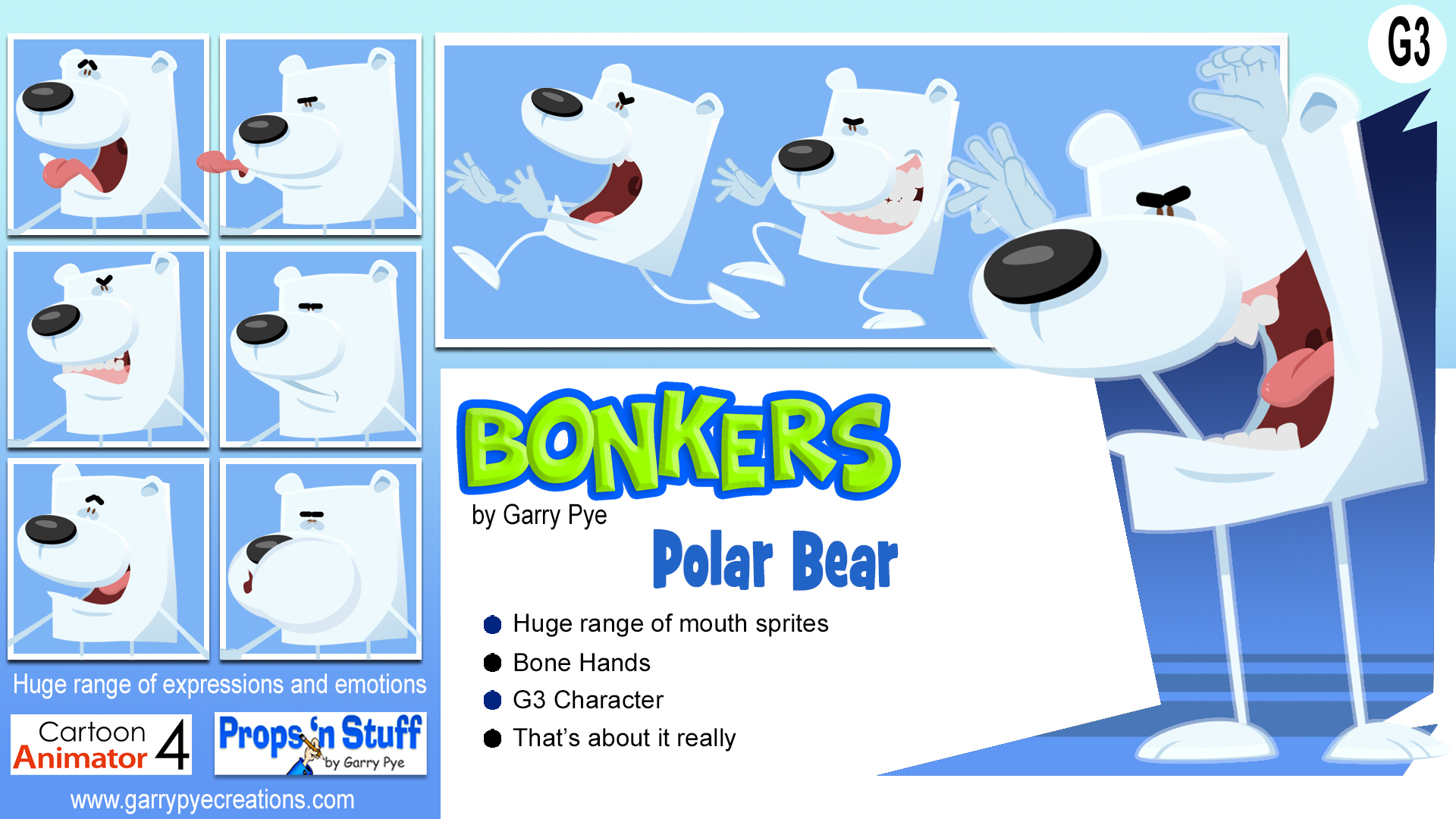 Bonkers Polar Bear