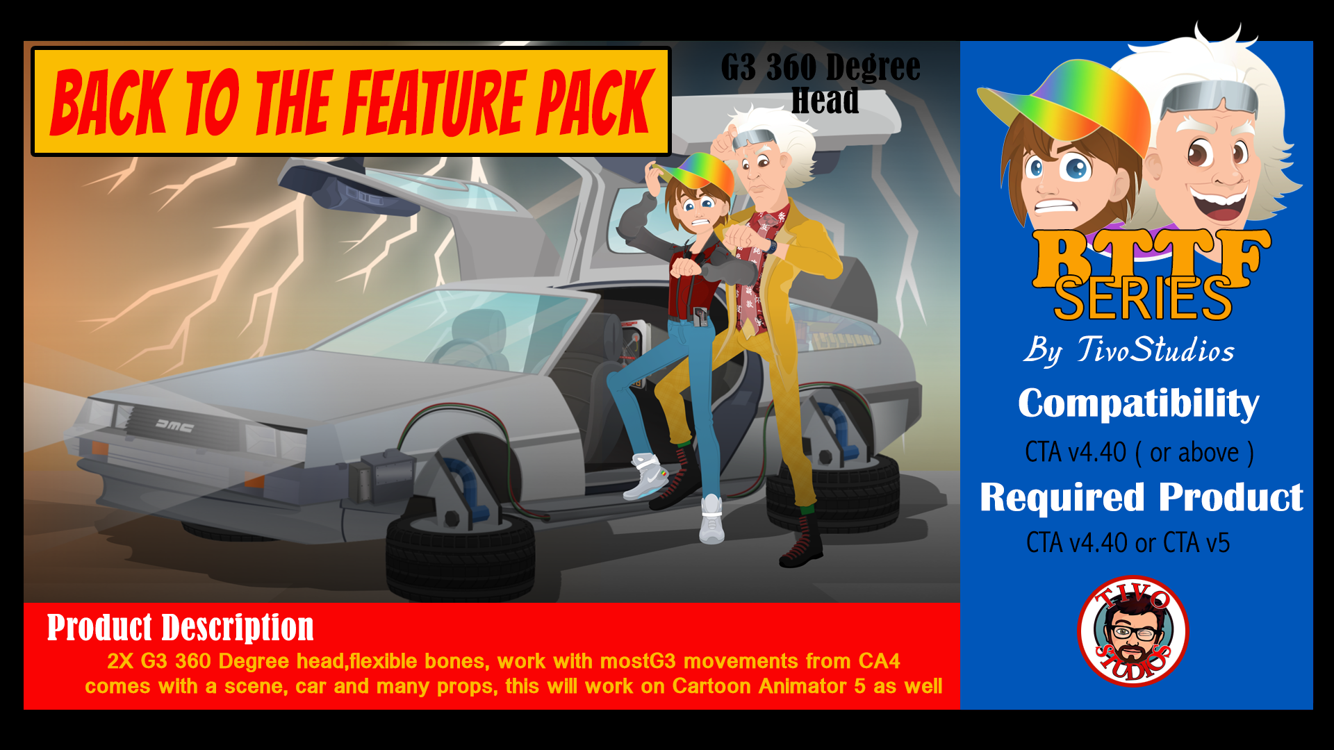 Back to the Feature - Cartoon Animator/Actor - Reallusion Content Store