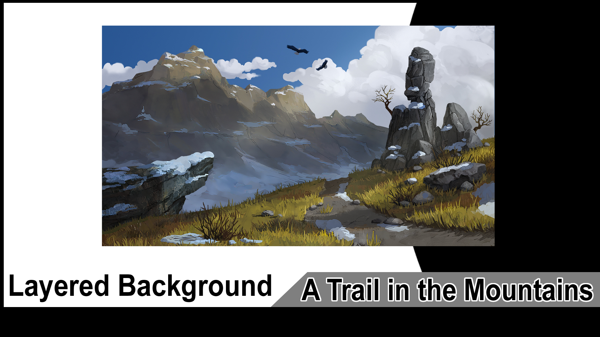 'A Trail in the Mountains' by Anton Bakhmat