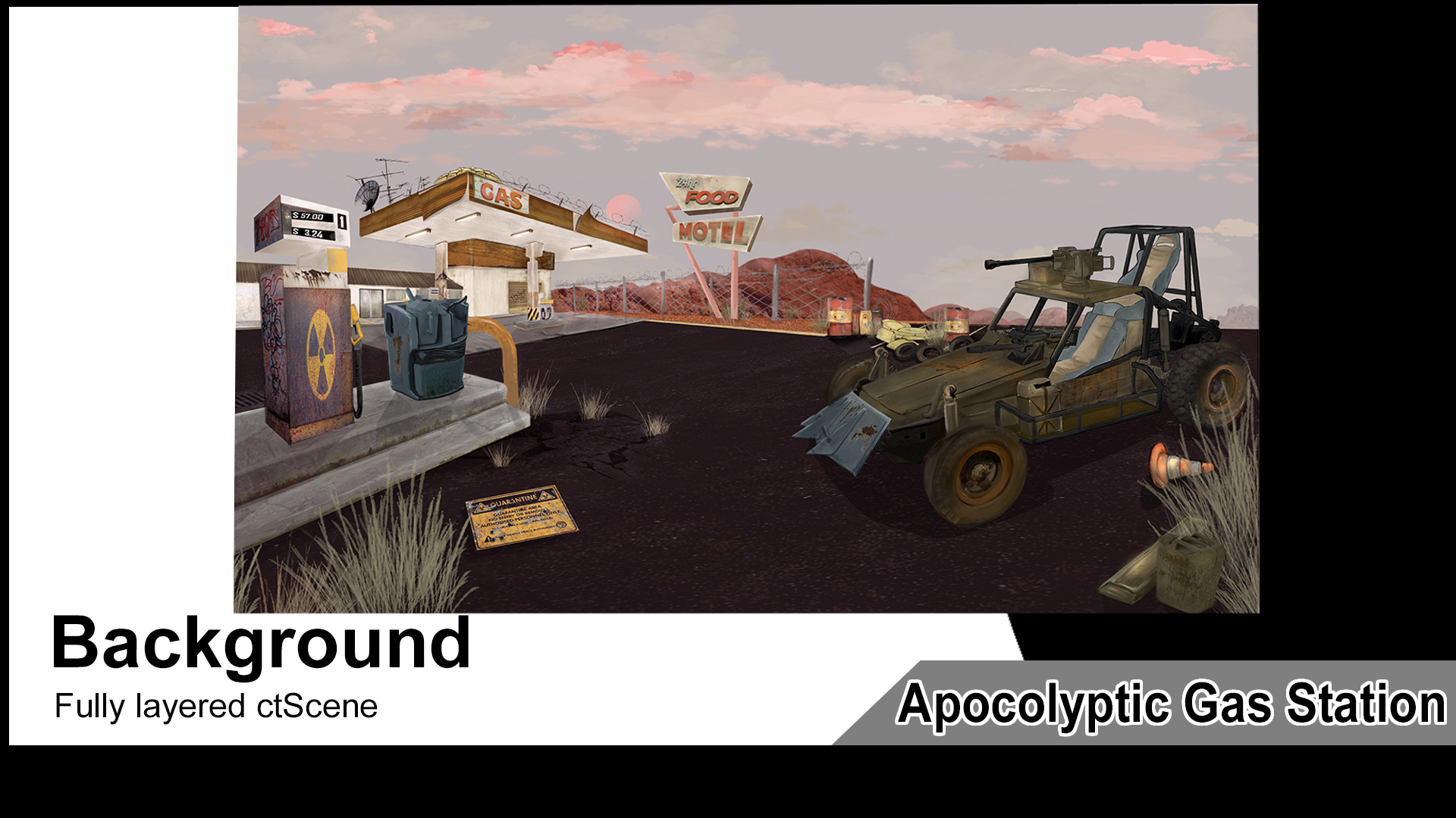 Apocalyptic gas Station