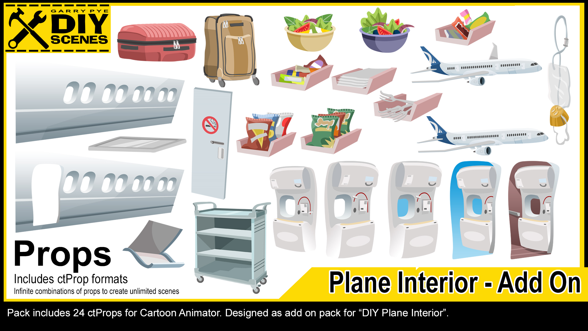 DIY Airport - Plane Interior Add On